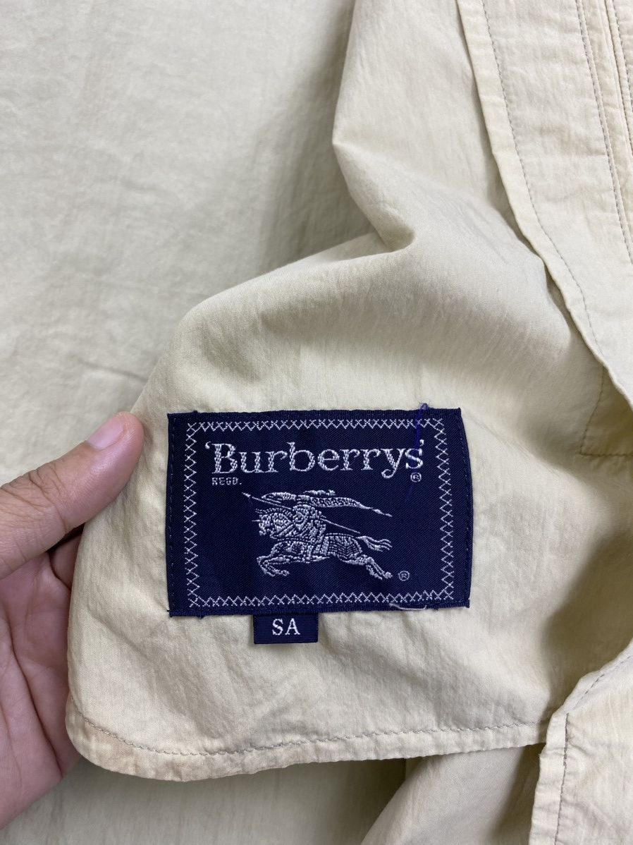Burberry × Vintage Vintage 80s Burberrys Embroidery Logo Zipper Jacket Size US L / EU 52-54 / 3 - 11 Thumbnail