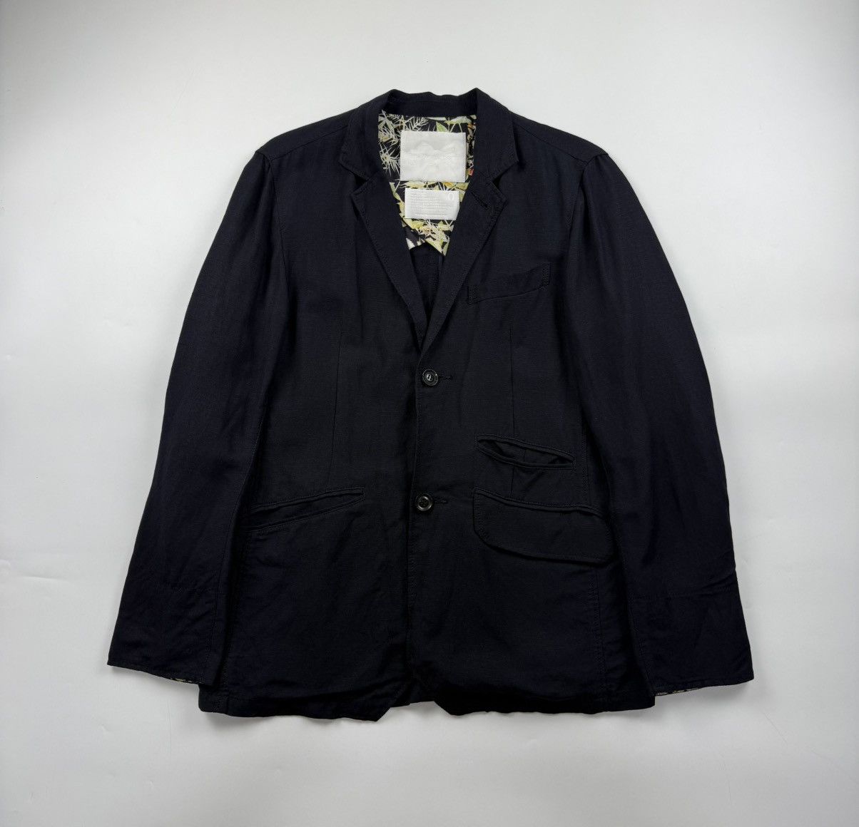 White Mountaineering White Mountaineering S/S’14 Linen/Rayon 2B Jacket Size US M / EU 48-50 / 2 - 2 Thumbnail