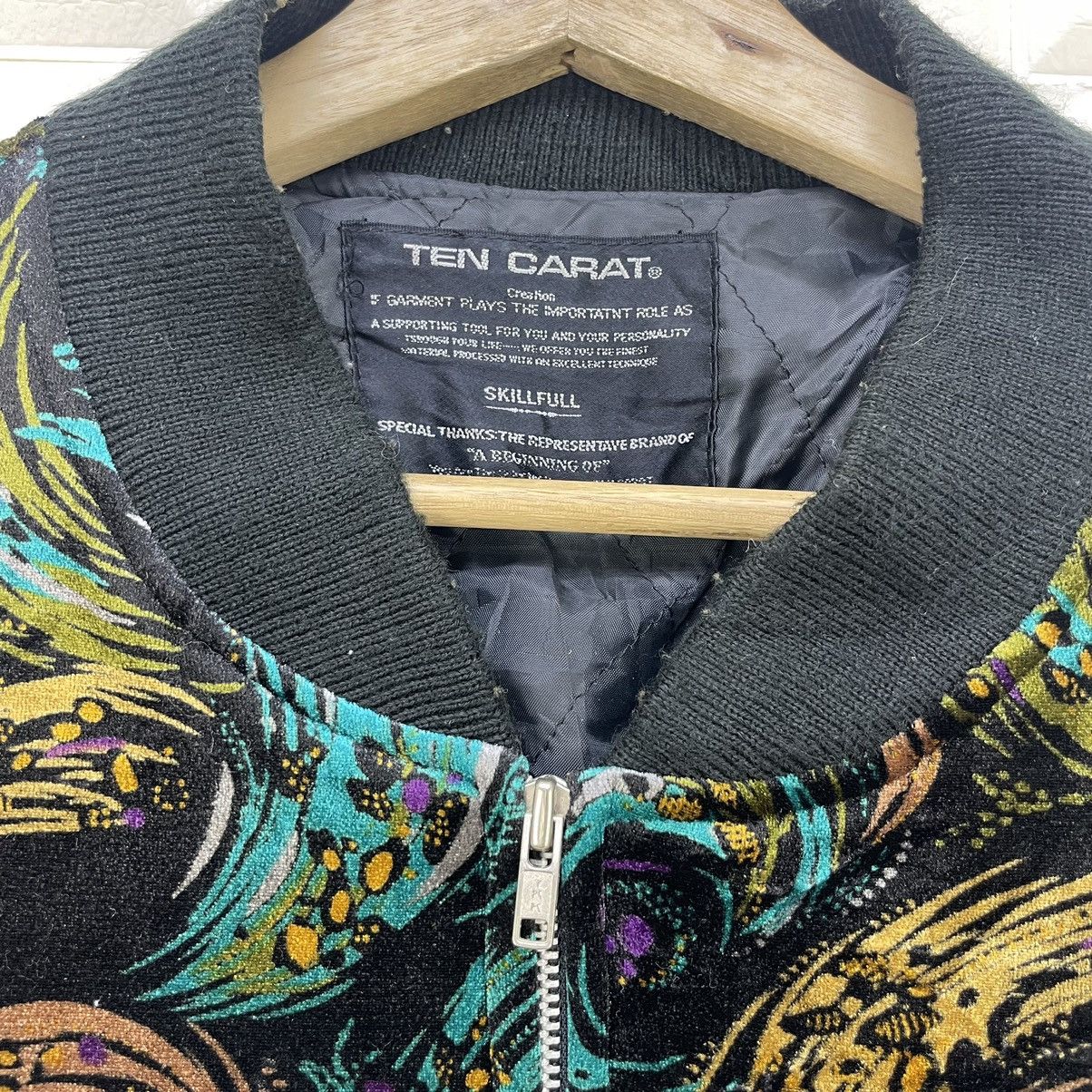 Issey Miyake × Japanese Brand 💥Japanese Brand Ten Carat Full Print Bomber Jacket Size US M / EU 48-50 / 2 - 4 Thumbnail