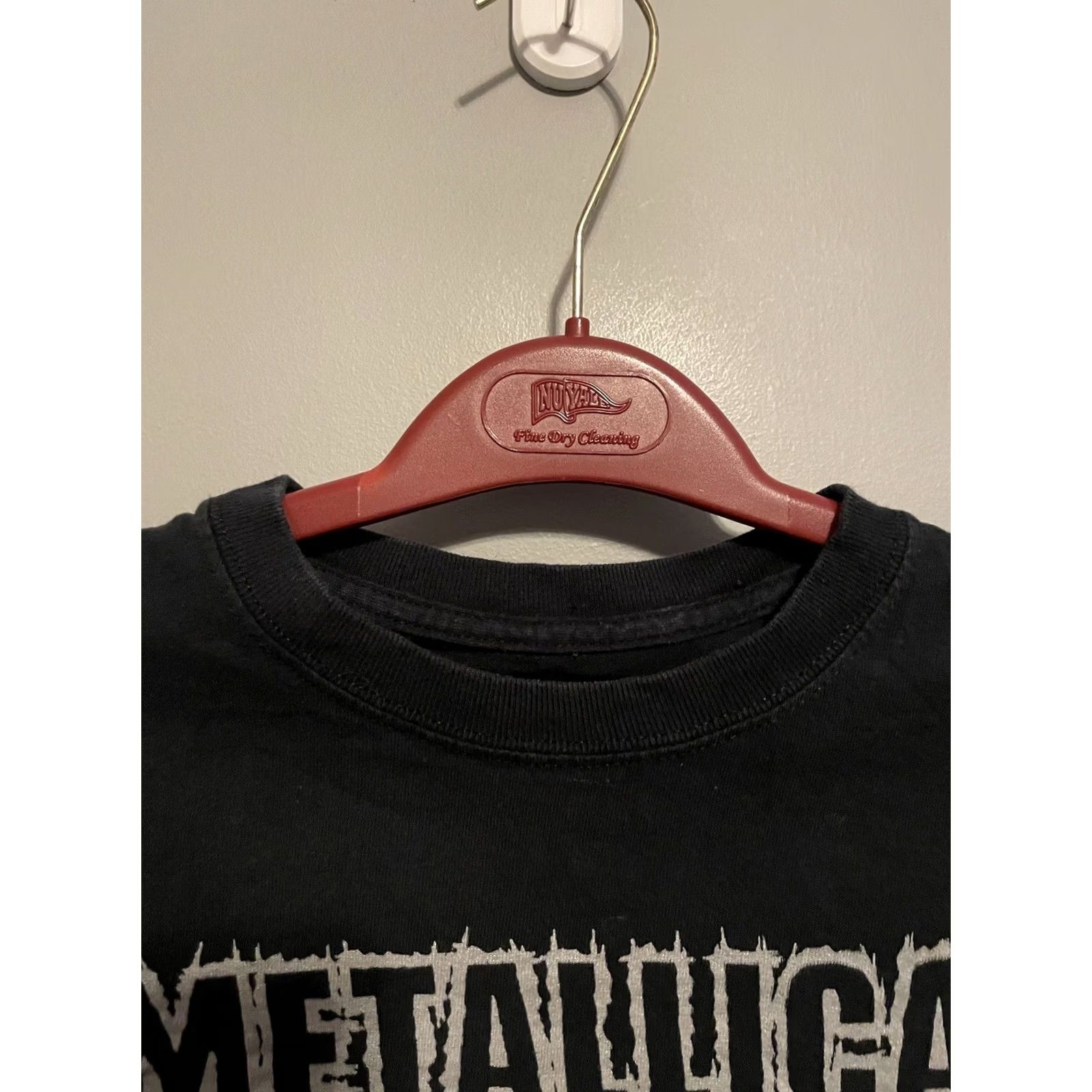Vintage VINTAGE Metallica T-Shirt Black Crew Neck Short Sleeve Size S Unisex Adults 2004 Angry At The World Tour Pushead Size US S / EU 44-46 / 1 - 4 Thumbnail
