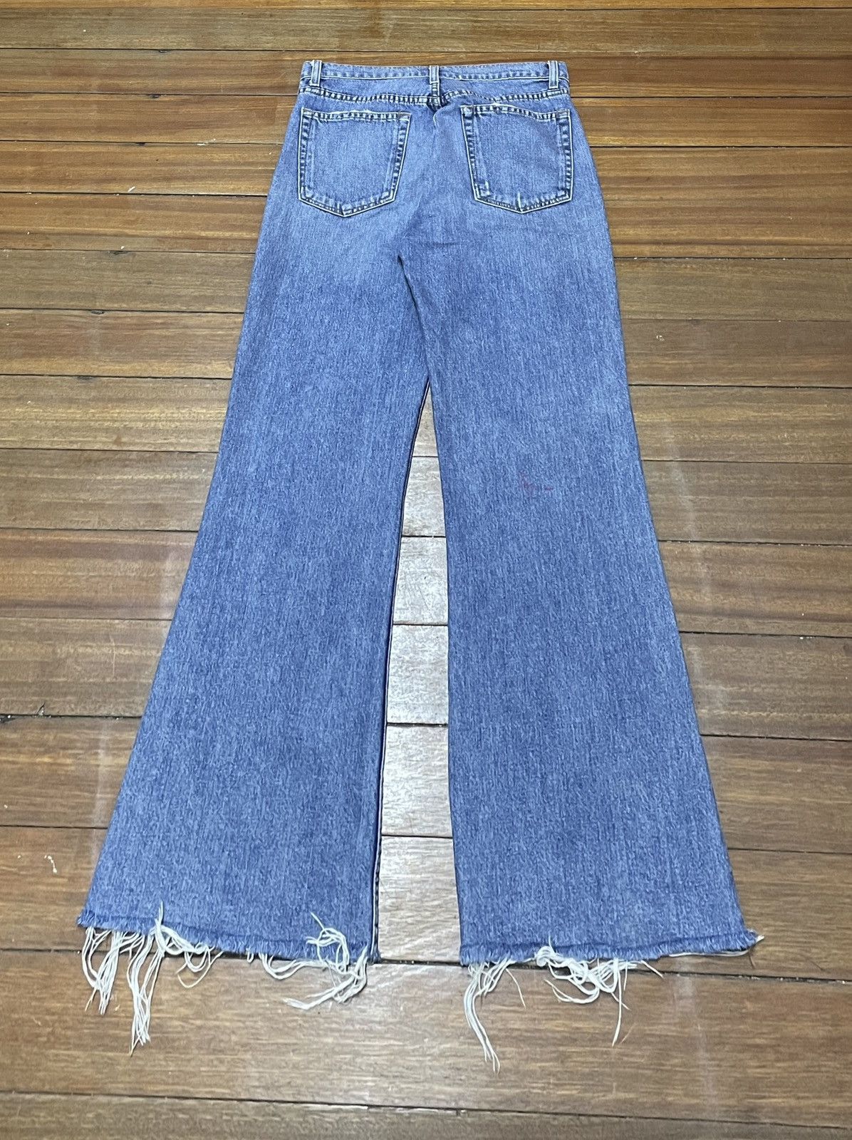 14th Addiction × If Six Was Nine × Japanese Brand Rare Vintage Japanese Brand Reformation Flared Jeans 2000s Size US 27 - 2 Thumbnail