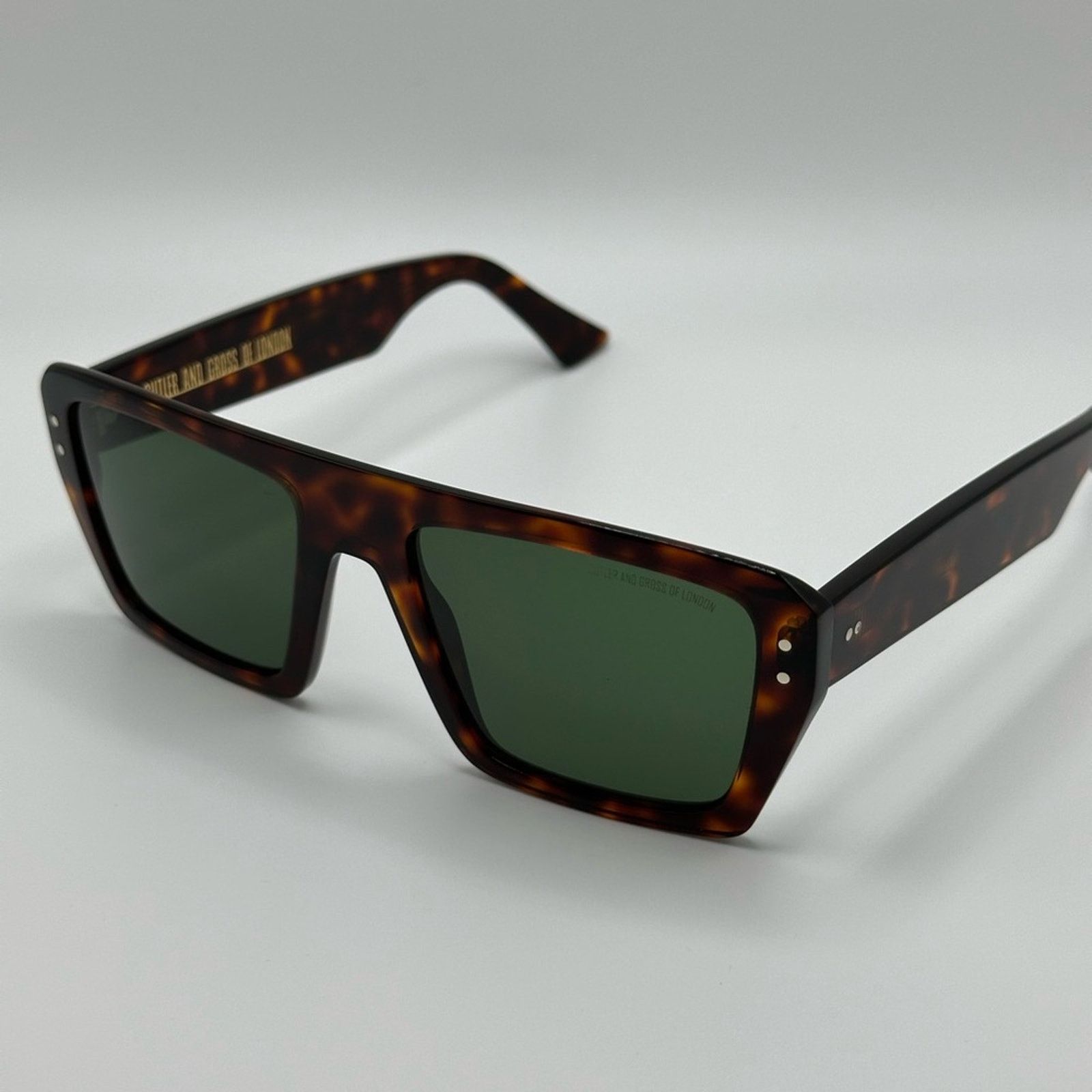 Cutler and Gross BRAND NEW CUTLER AND GROSS CGSN1375 002 Havana Green Unisex Size ONE SIZE - 3 Thumbnail