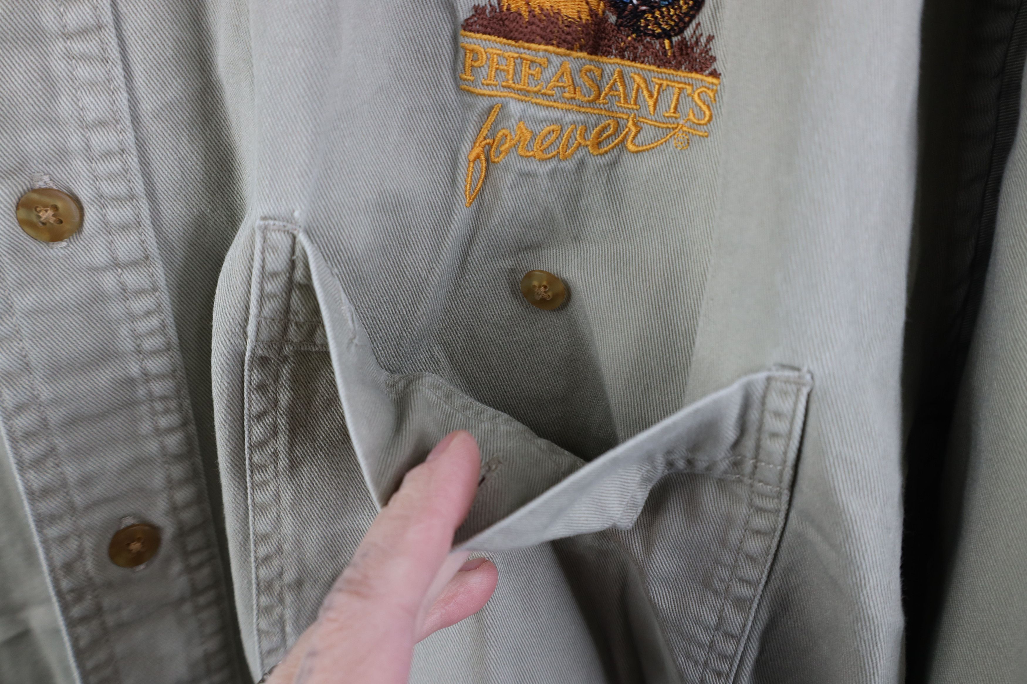 Vintage Vintage 90s Pheasants Forever Hunting Button Down Shirt Size US XXL / EU 58 / 5 - 6 Thumbnail