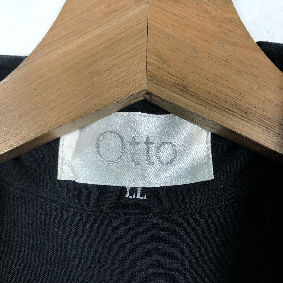 Japanese Brand Rich Black Double Collar Biker Jacket Punk Otto Issey Miyake Size US L / EU 52-54 / 3 - 17 Thumbnail