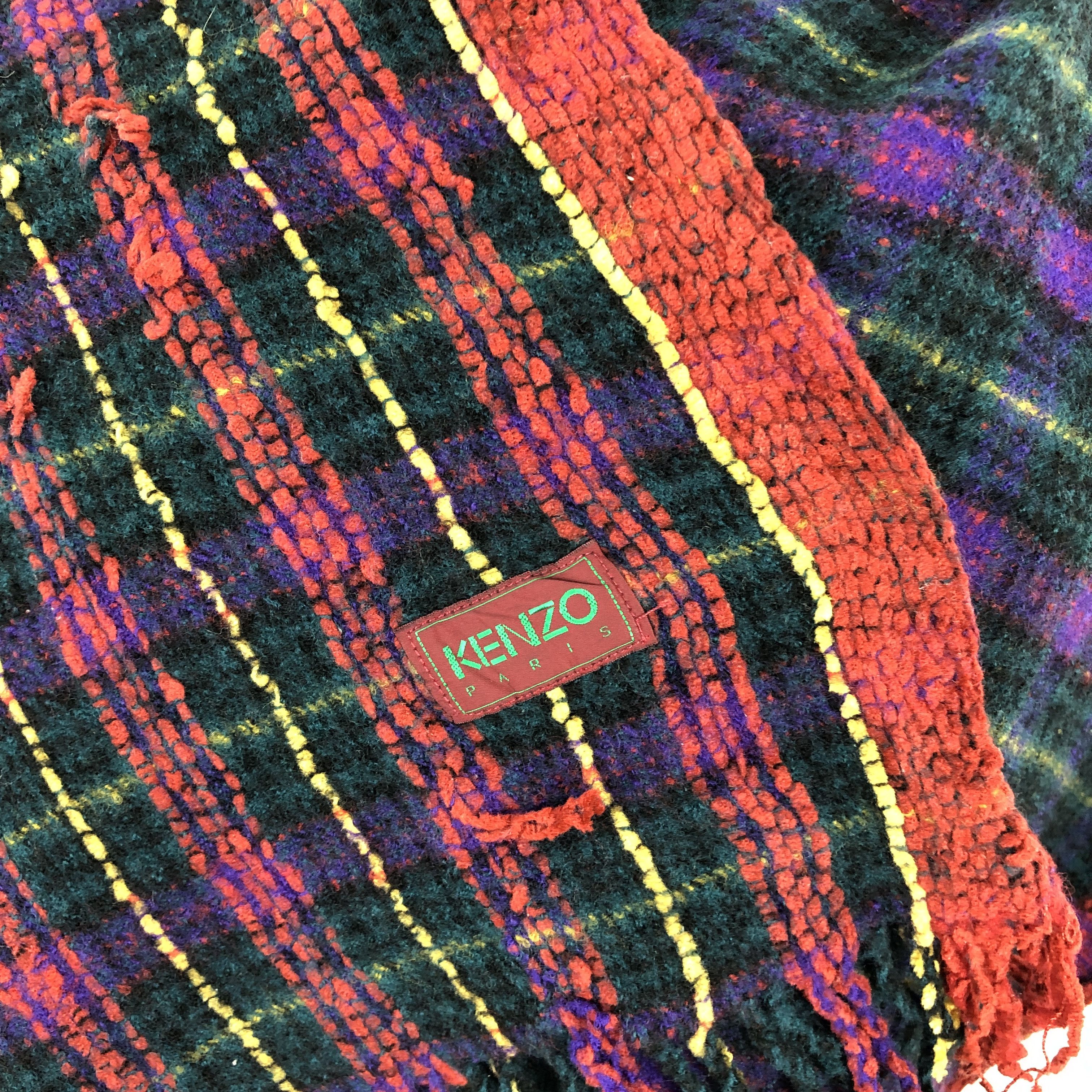 Kenzo Vintage Kenzo Scarf Muffler MF079 Size ONE SIZE - 3 Thumbnail