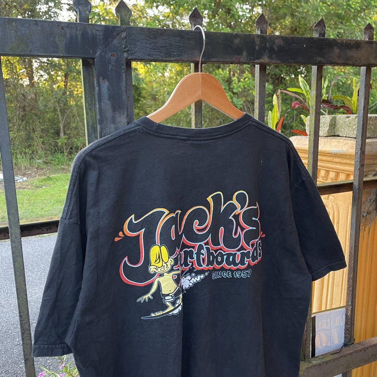 Vintage 🔥Vintage 90s Jacks Surfboards Big Logo Surfing Skate Tee Size US XL / EU 56 / 4 - 5 Thumbnail