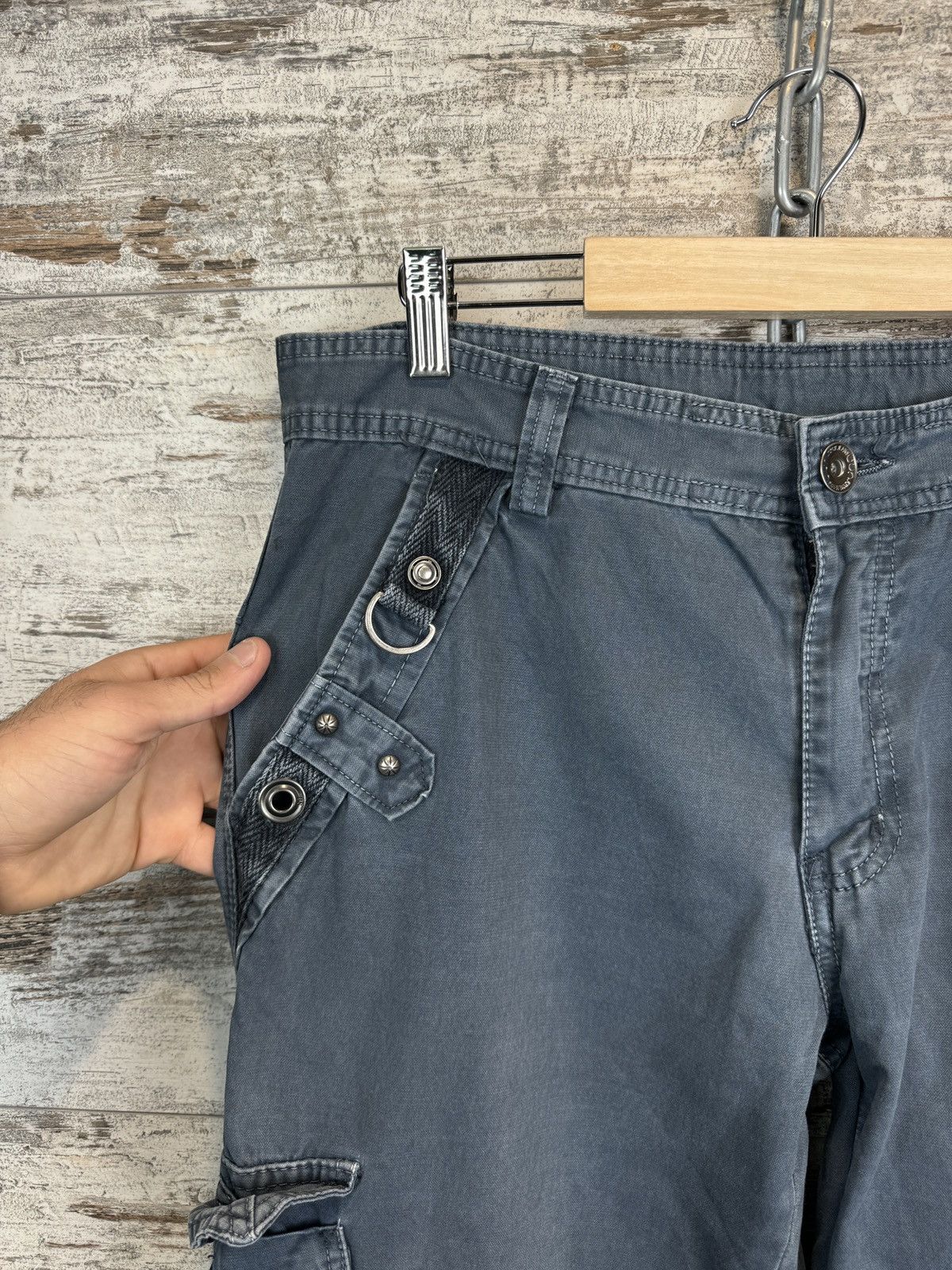 Japanese Brand × Vintage Mens Vintage opium cargo pants Japanese style y2k Size US 34 / EU 50 - 4 Thumbnail