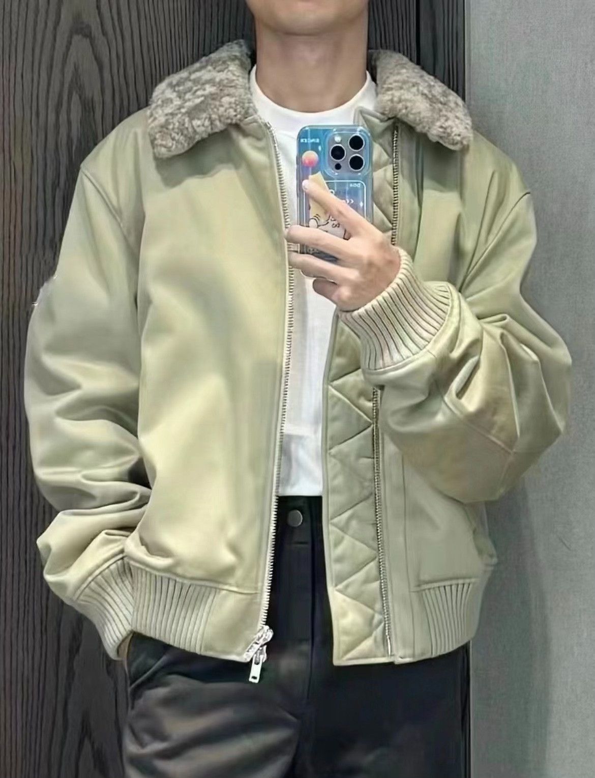 Burberry Burberry Wool Collar Bomber Jacket Size US M / EU 48-50 / 2 - 1 Thumbnail