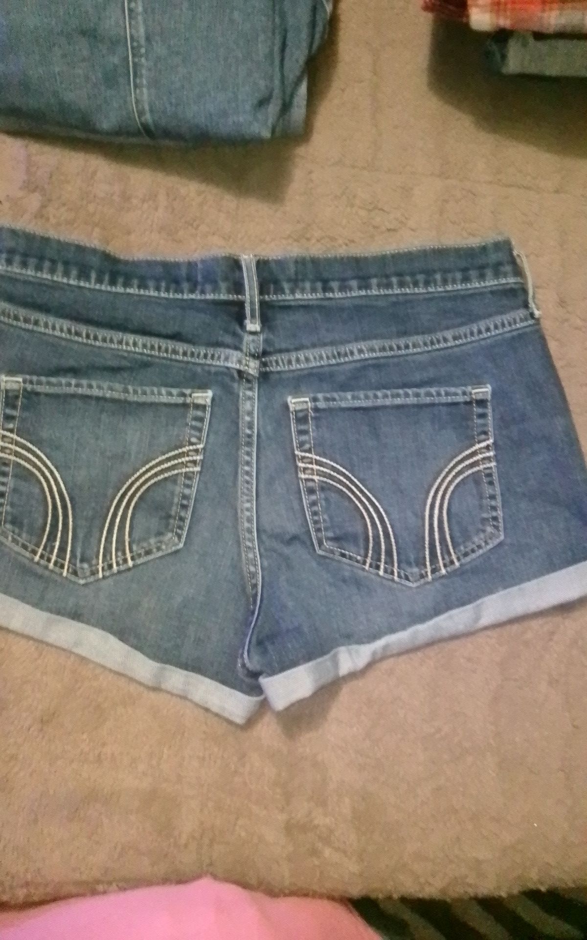 Hollister Hollister Short Shorts blue jean Size 30" / US 8 / IT 44 - 3 Thumbnail