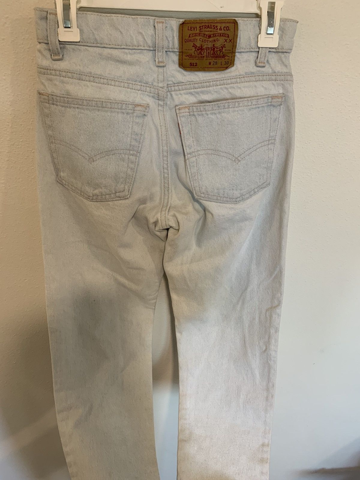 Levi's Vintage Clothing 90s faded levis 512 Size US 28 / EU 44 - 9 Thumbnail