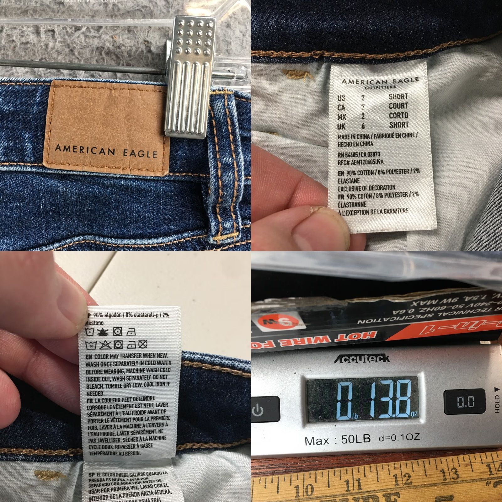 American Eagle Outfitters American Eagle Outfitters Jegging Jeans Women 2S 27x25.5 Blue Denim Distressed Regular Waist 27 Inseam 25.5 Cotton Blend Denim Size 26" / US 2 / IT 38 - 10 Thumbnail