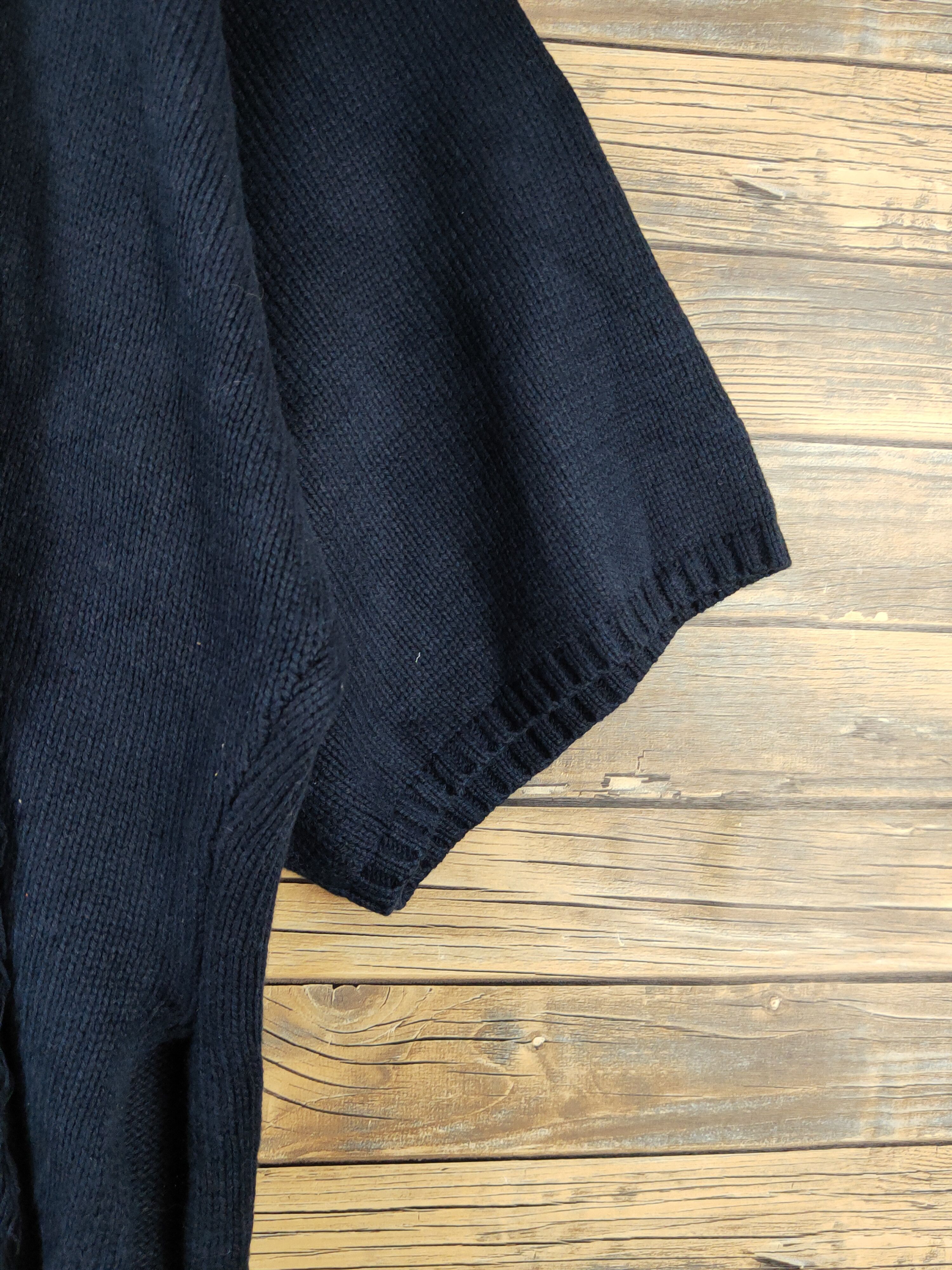 Aran Isles Knitwear Jeanasis Navy Knitwear Cardigan #W1267 Size US XL / EU 56 / 4 - 6 Thumbnail