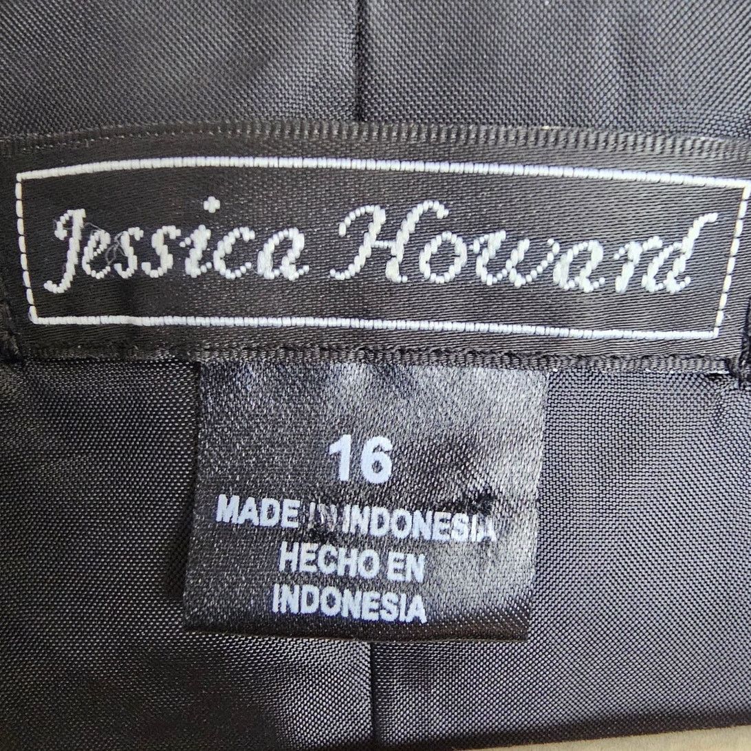 Howard Yount Jessica Howard Womens Polka Dot Swing Dress 16 Classic Retro Size XL / US 12-14 / IT 48-50 - 6 Thumbnail