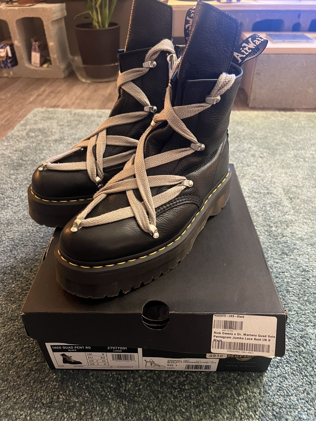 1460 Quad Rick Owens | Grailed