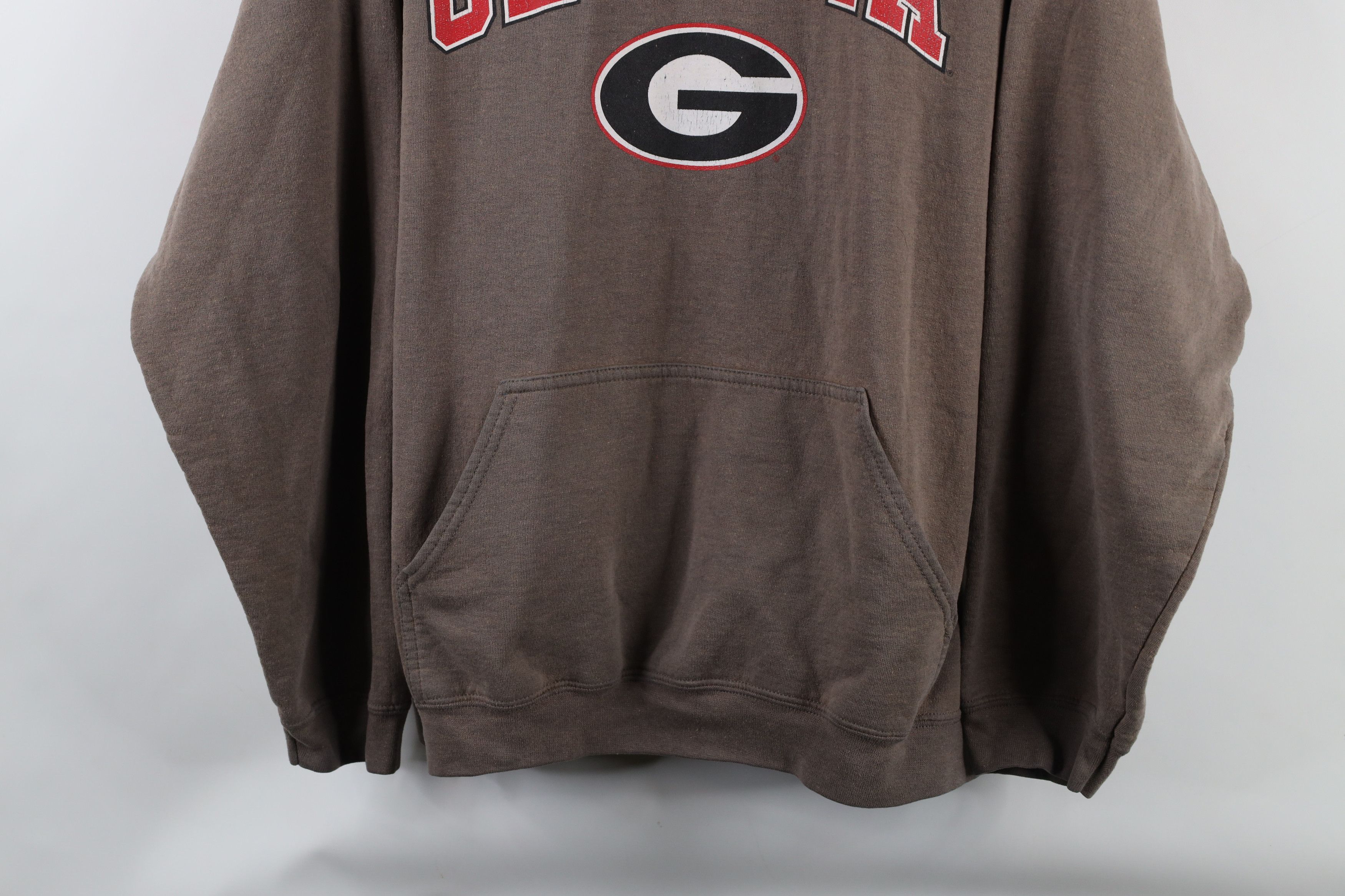 Vintage Vintage 90s Out University of Georgia Hoodie Sweatshirt Gray Size US XXL / EU 58 / 5 - 3 Thumbnail