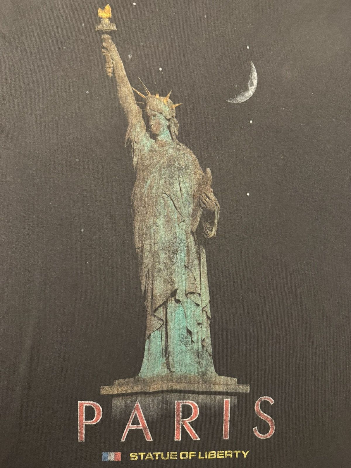 Balenciaga Balenciaga Paris Statue of Liberty Tshirt Size US L / EU 52-54 / 3 - 3 Thumbnail
