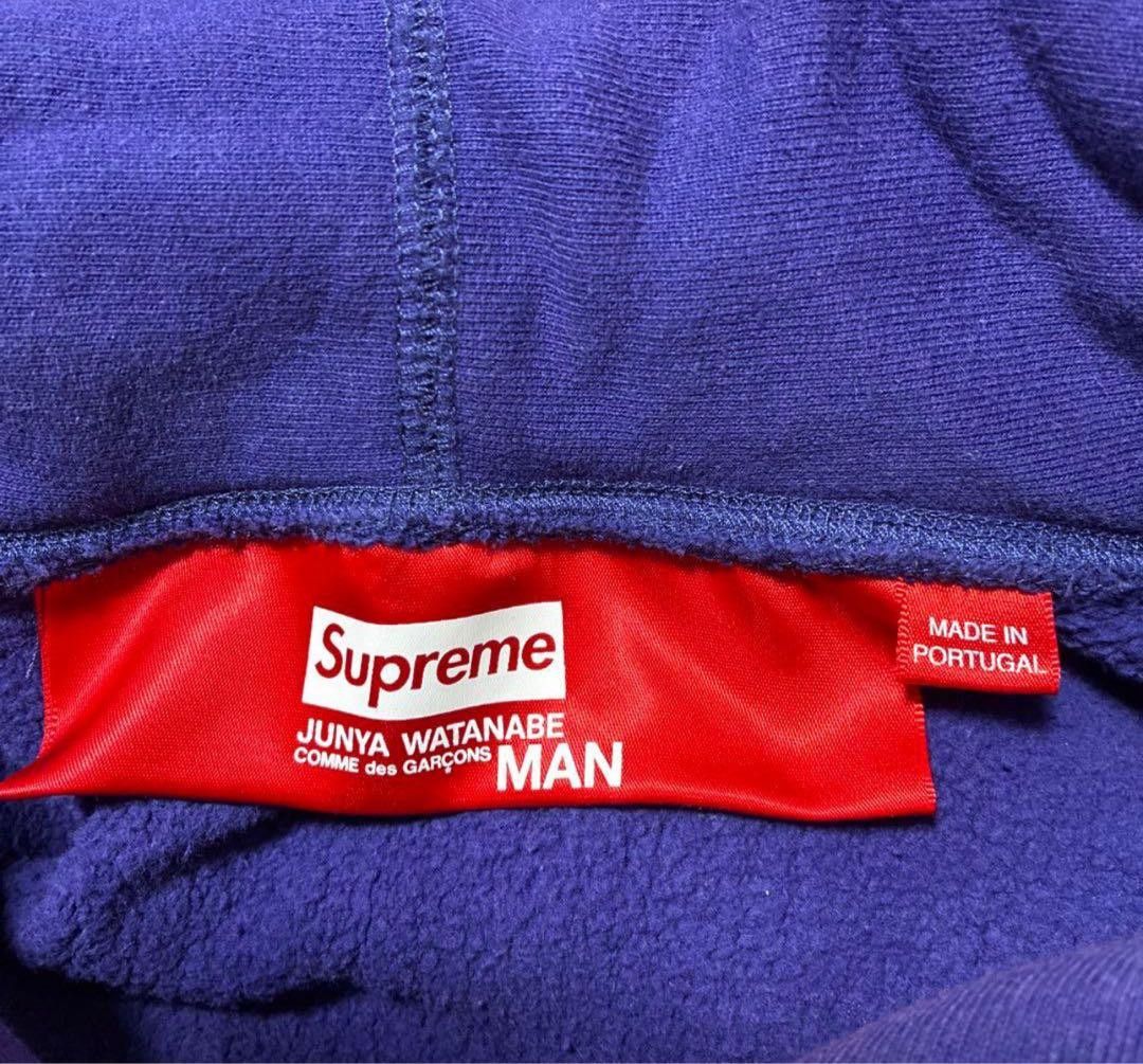 Junya Watanabe × Supreme AW21 Collab Logo Hoodie Size US M / EU 48-50 / 2 - 3 Thumbnail