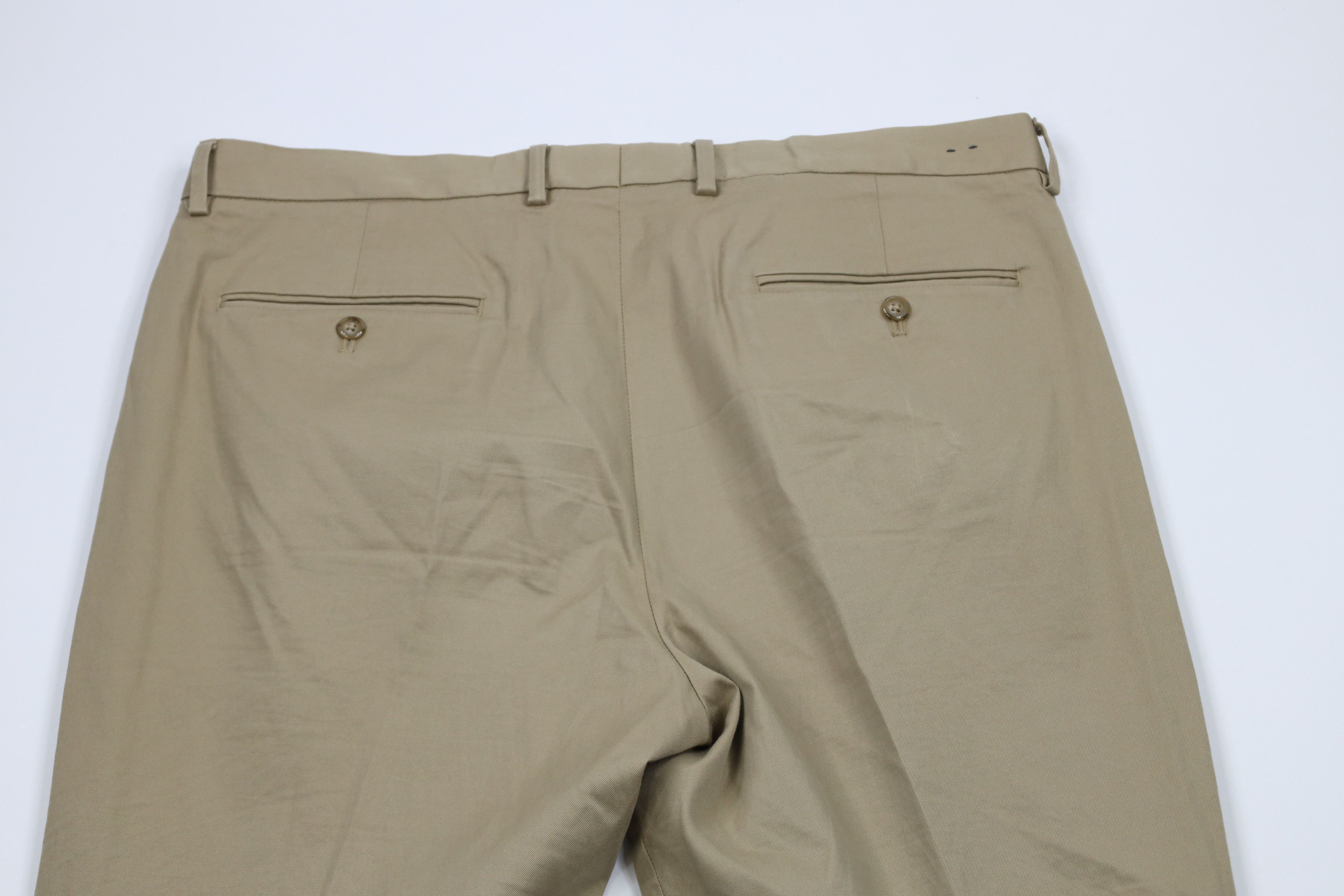 J.Crew × Vintage J Crew Bowery Classic Fit Stretch Chino Pants Beige Brown Size US 36 / EU 52 - 12 Thumbnail