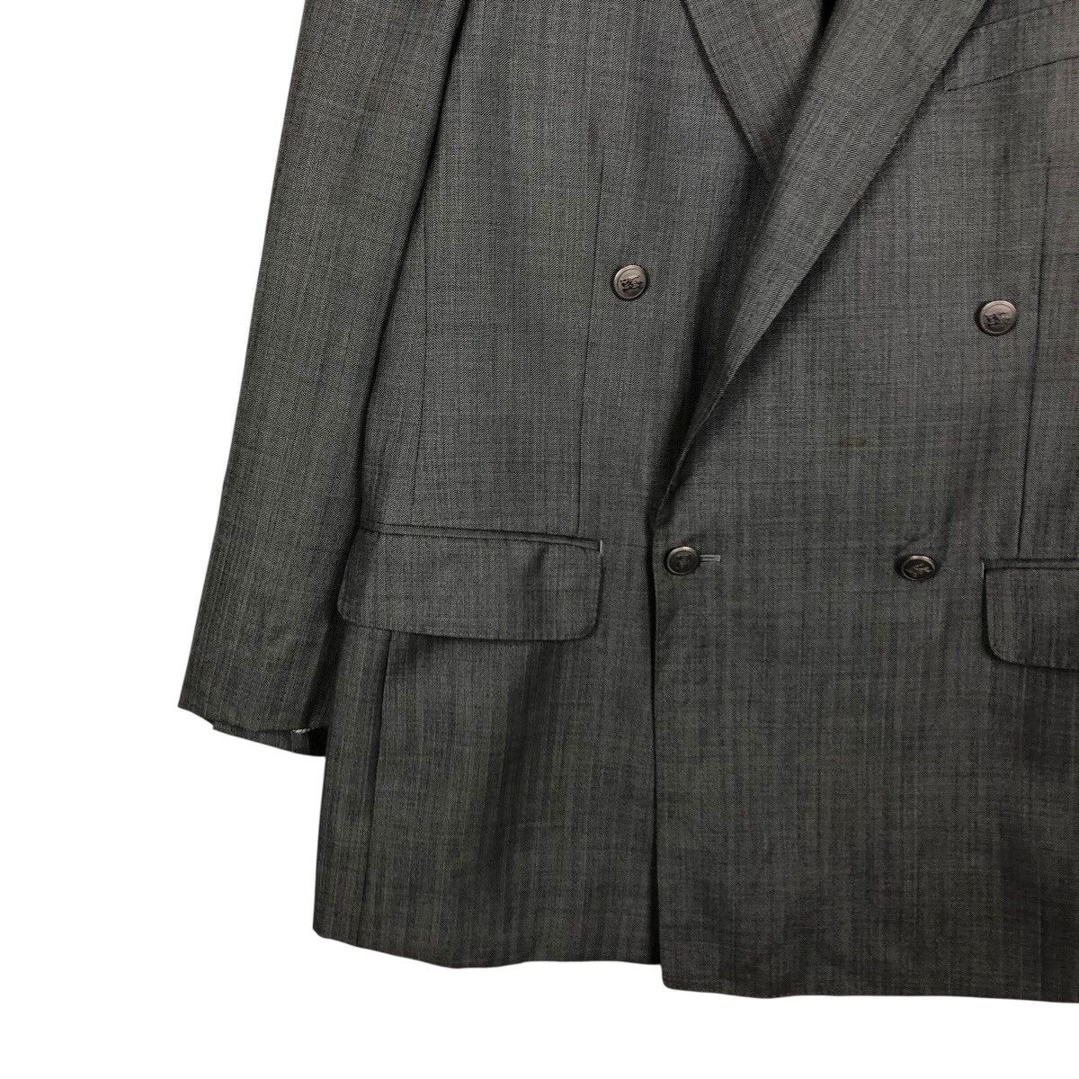 Burberry 📌Rich Grey Vintage Double Breast Chore Jacket Burberry Size US M / EU 48-50 / 2 - 5 Thumbnail