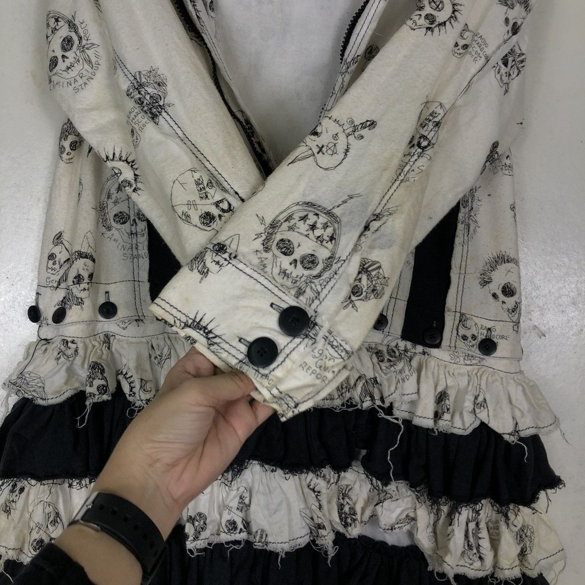 Japanese Brand 🔥PUNK DESIGN BONDAGE JACKET SKELETON ALGONQUINS JAPAN MADE Size M / US 6-8 / IT 42-44 - 13 Thumbnail