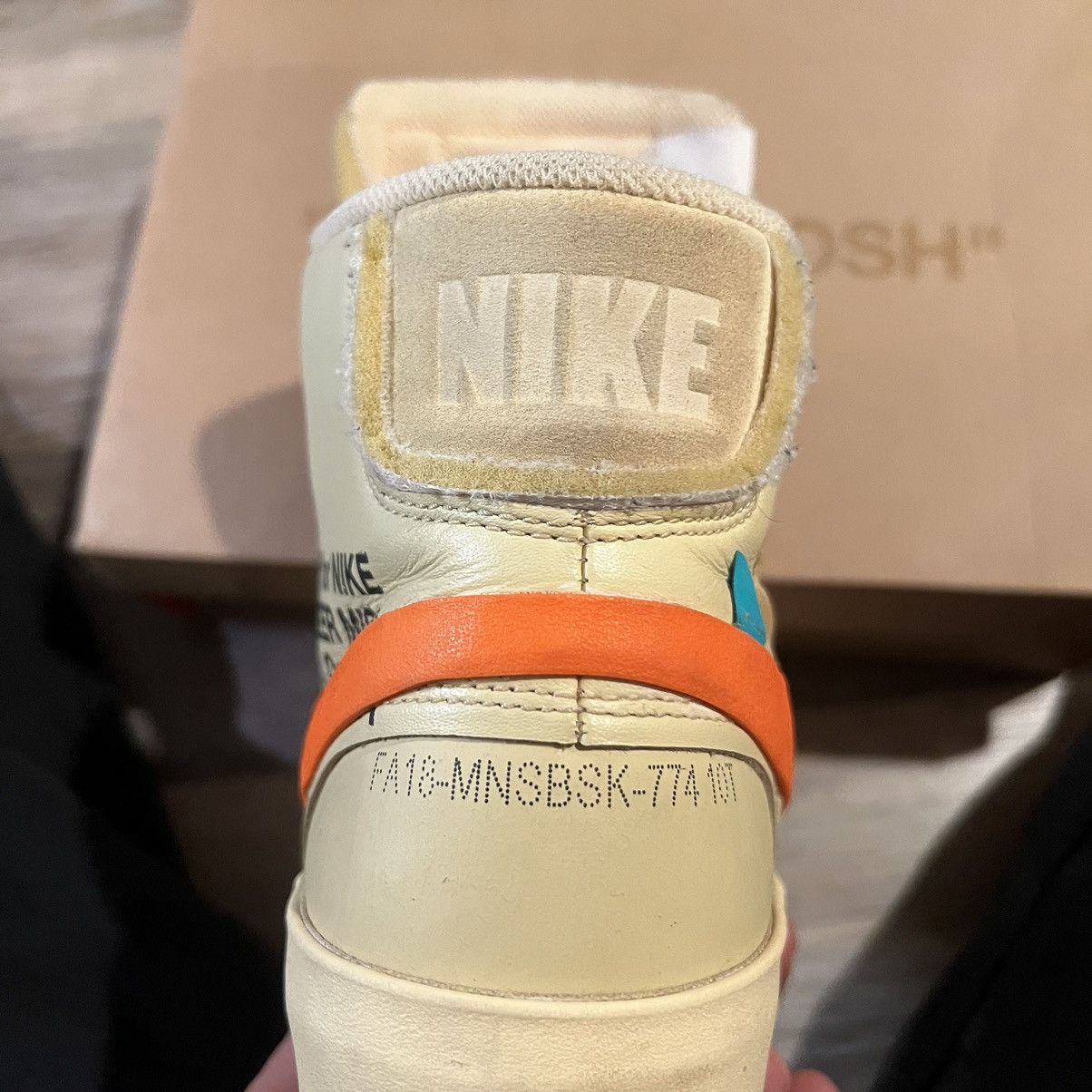 Nike × Off-White Nike Blazer Mid Off-White All Hallow’s Eve Size US 10.5 / EU 43-44 - 20 Thumbnail