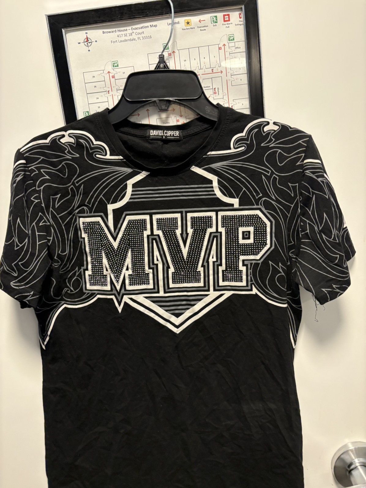 Other David Copper Men's Black MVP Graphic Sequence T-Shirt S Size US S / EU 44-46 / 1 - 9 Thumbnail