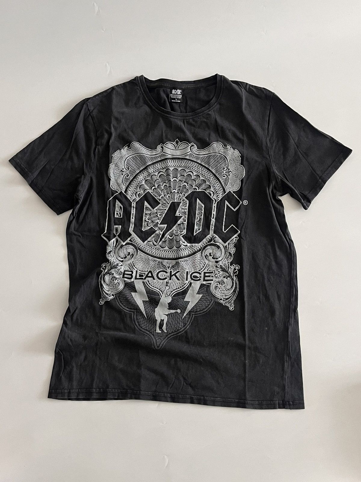 AC/DC × Band Tees AC/DC shirt black ice in grey Size US L / EU 52-54 / 3 - 1 Thumbnail