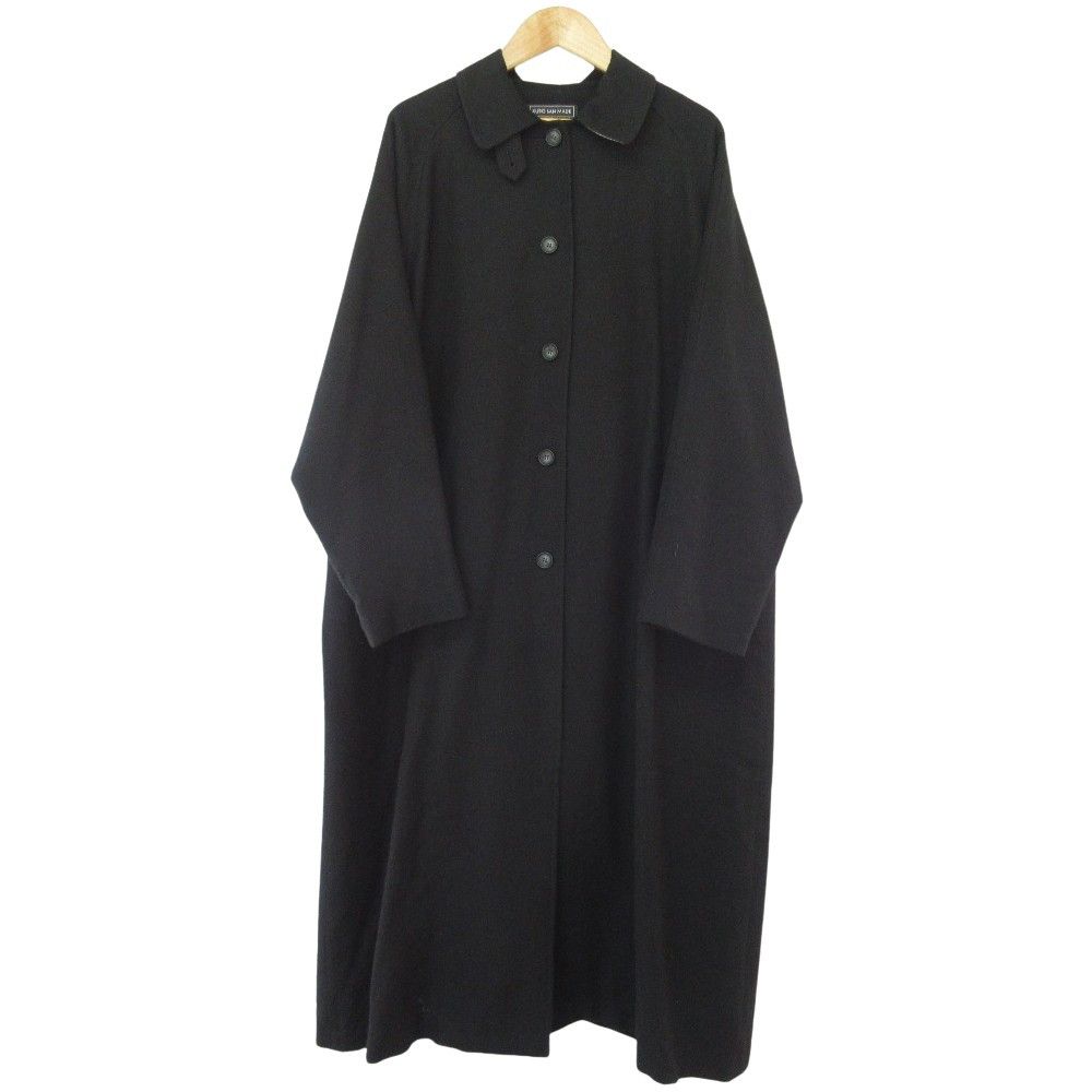 Other Other KUBO SAN MADE Wool Cotton Balmacaan Coat Textile Outerwear K-109 DUTY FREE for USA Size ONE SIZE - 1 Thumbnail