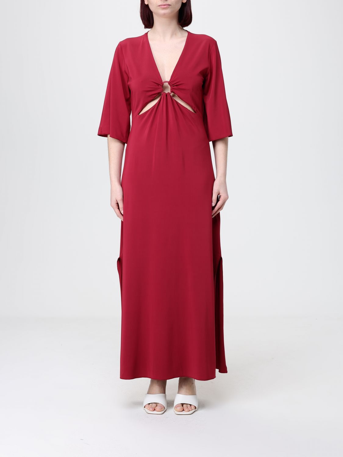 Max Mara Max Mara Dress Woman Geranium Size M / US 6-8 / IT 42-44 - 1 Thumbnail