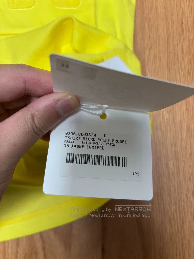 Hermes Hermes Women's short-sleeved T-shirt, bright yellow with c Size XXS / US 00 / IT 34 - 6 Thumbnail