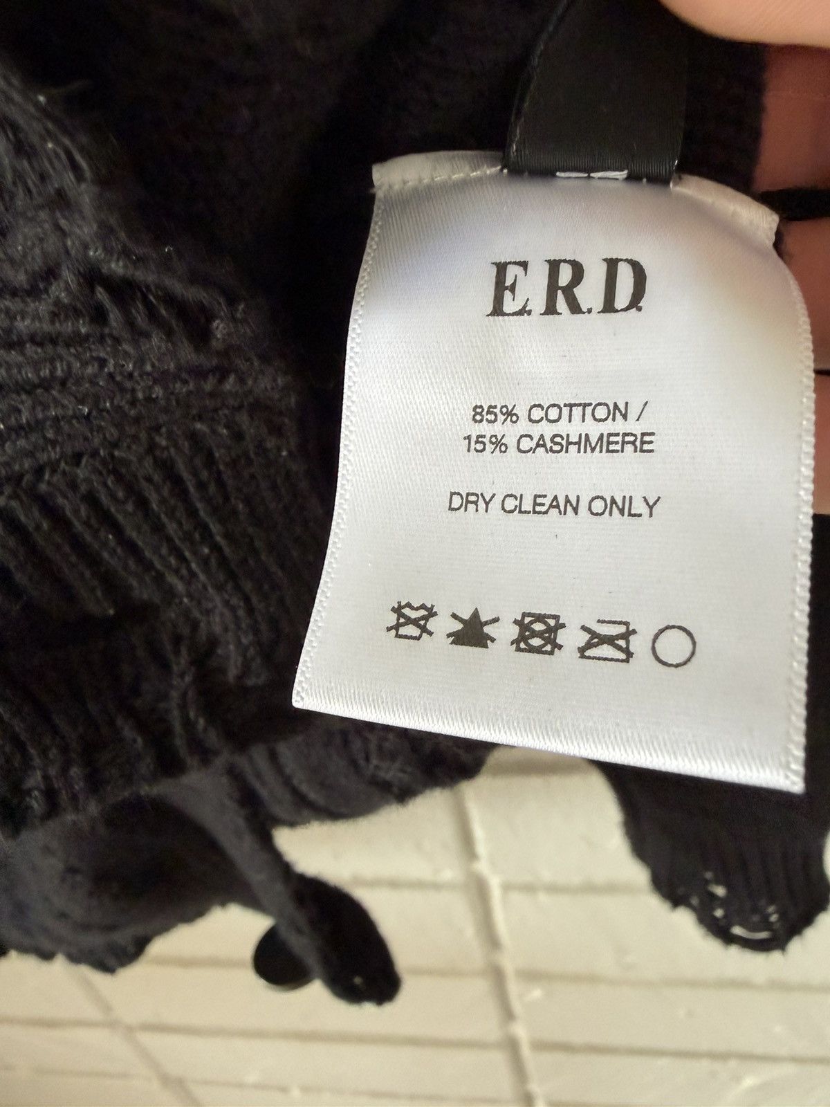 Enfants Riches Deprimes Enfants Riches Déprimés asymmetrical black cardigan Size US L / EU 52-54 / 3 - 11 Thumbnail