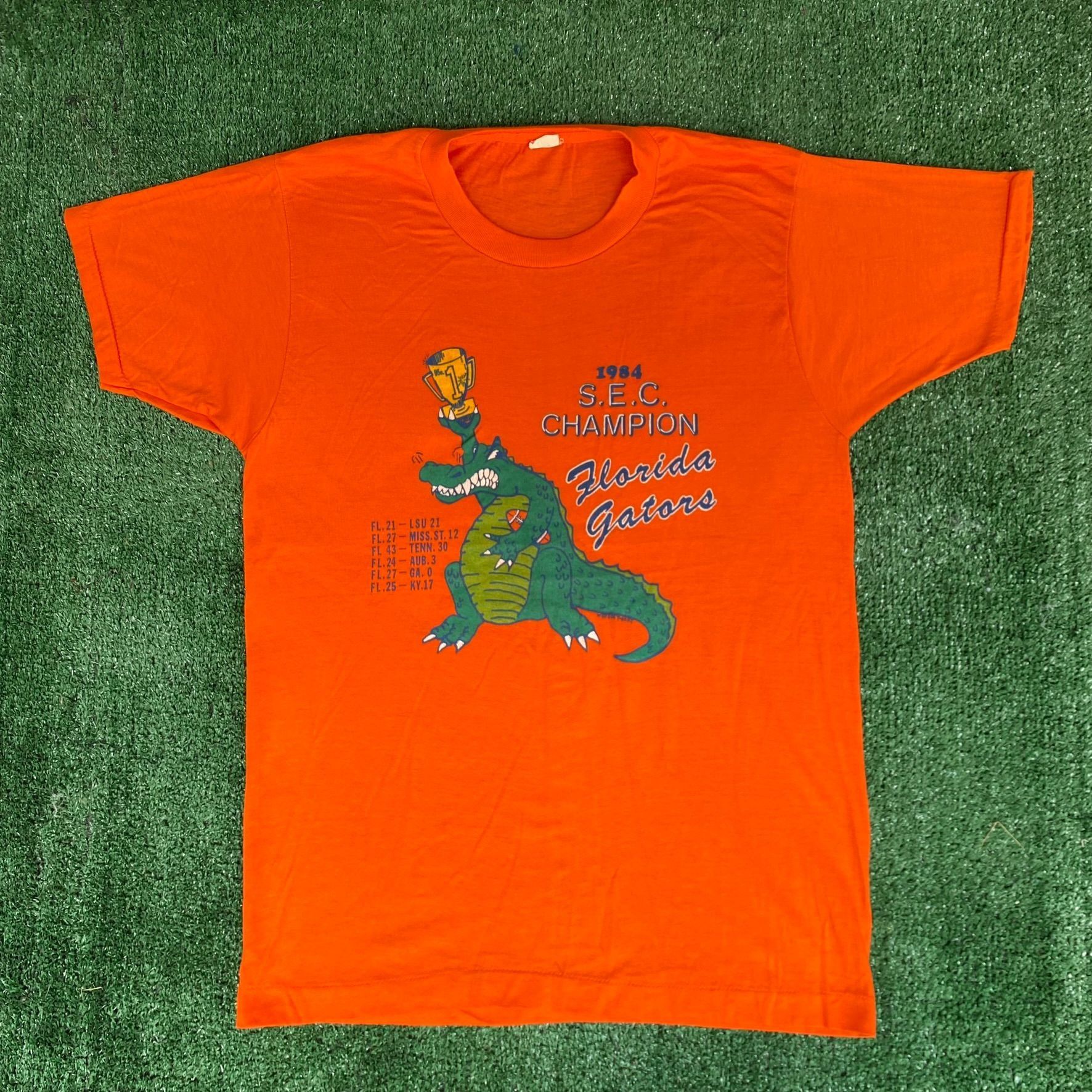 NCAA Vintage 80s Florida Gators Shirt Rare University Football Te Size US L / EU 52-54 / 3 - 1 Thumbnail