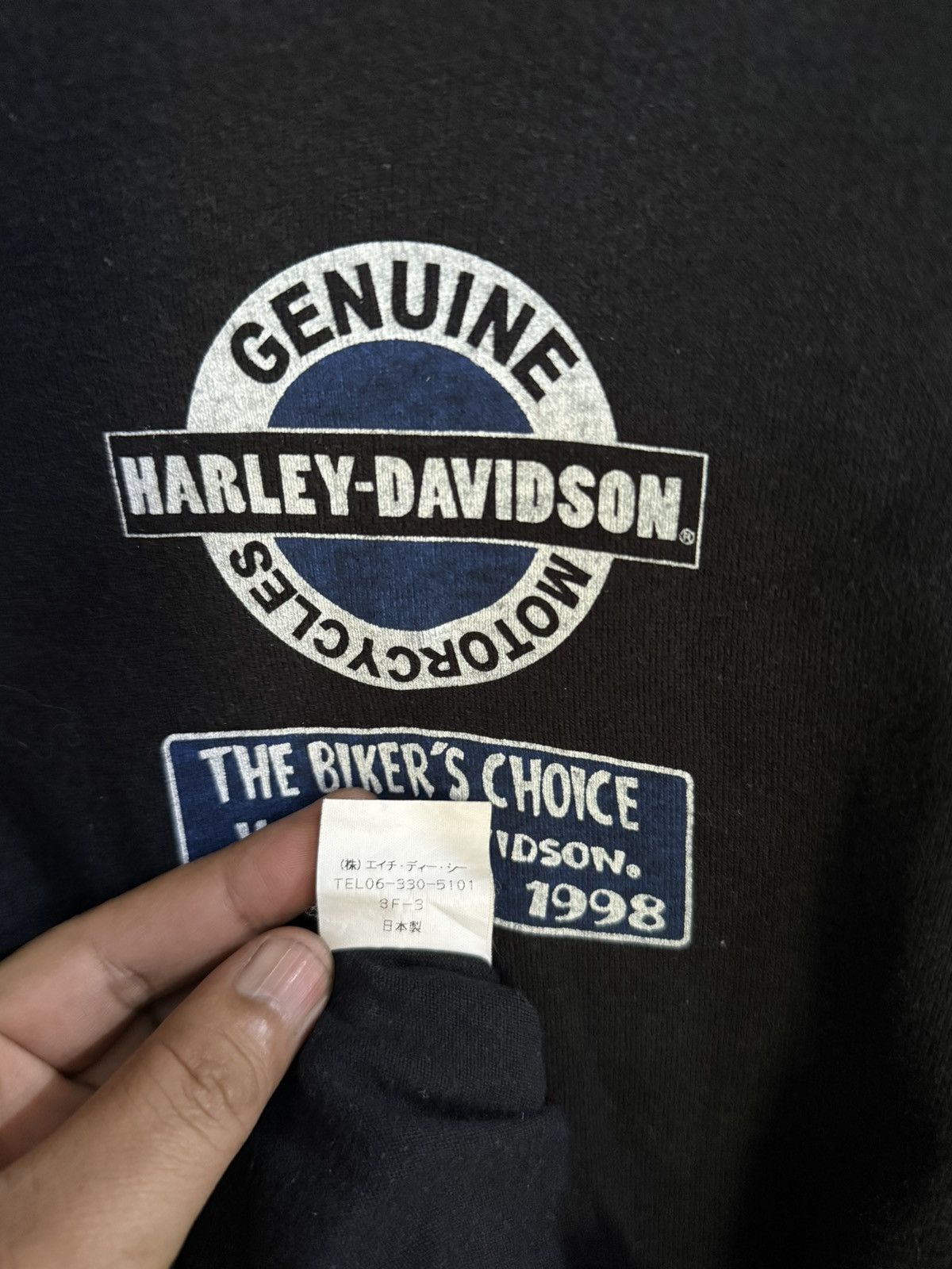 Vintage 90s Harley Davidson Fit The Biker