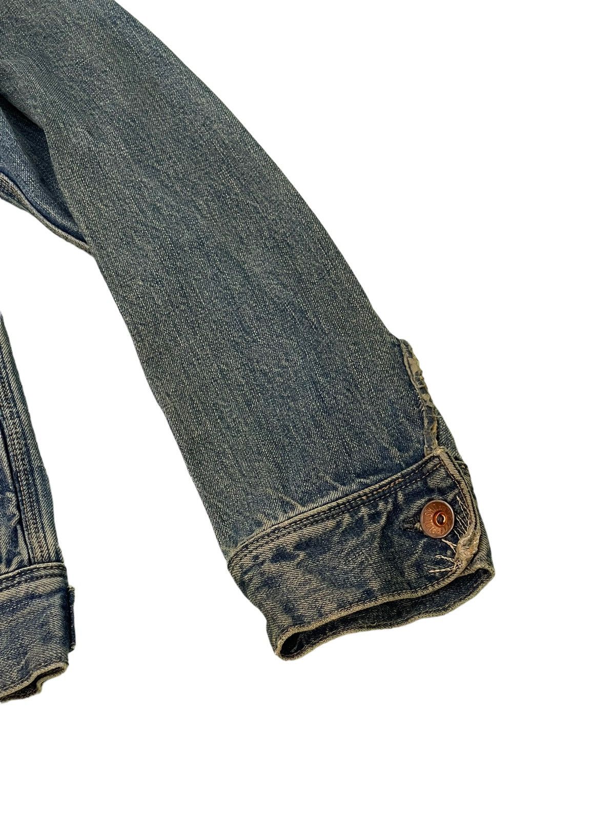 Paul Smith Distress Denim Jacket Paul Smith Red Ear Japan 5🟩5 Size US S / EU 44-46 / 1 - 3 Thumbnail