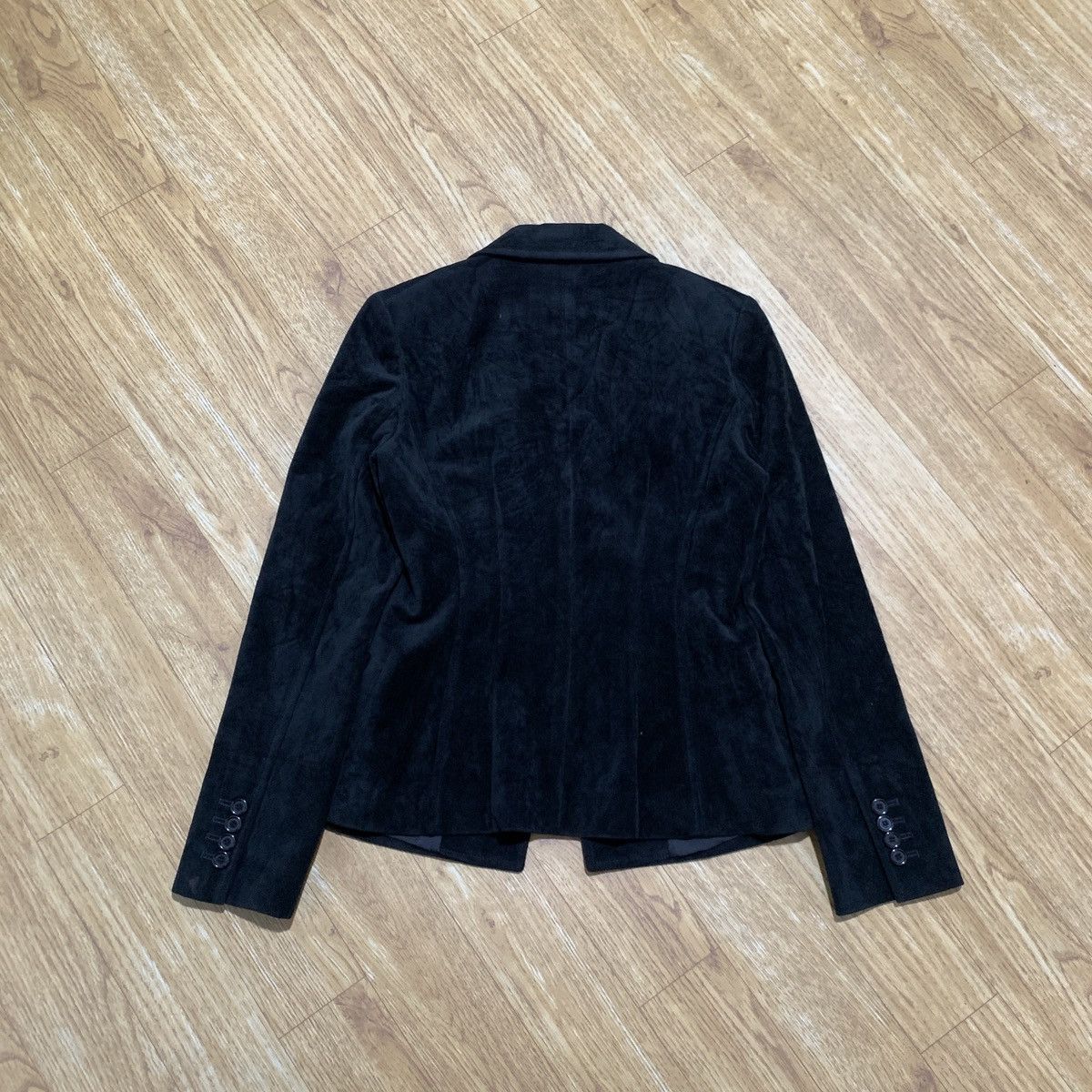 Yohji Yamamoto INED by Yohji Yamamoto Velvet Black Blazer Japan Brand Size US S / EU 44-46 / 1 - 8 Thumbnail