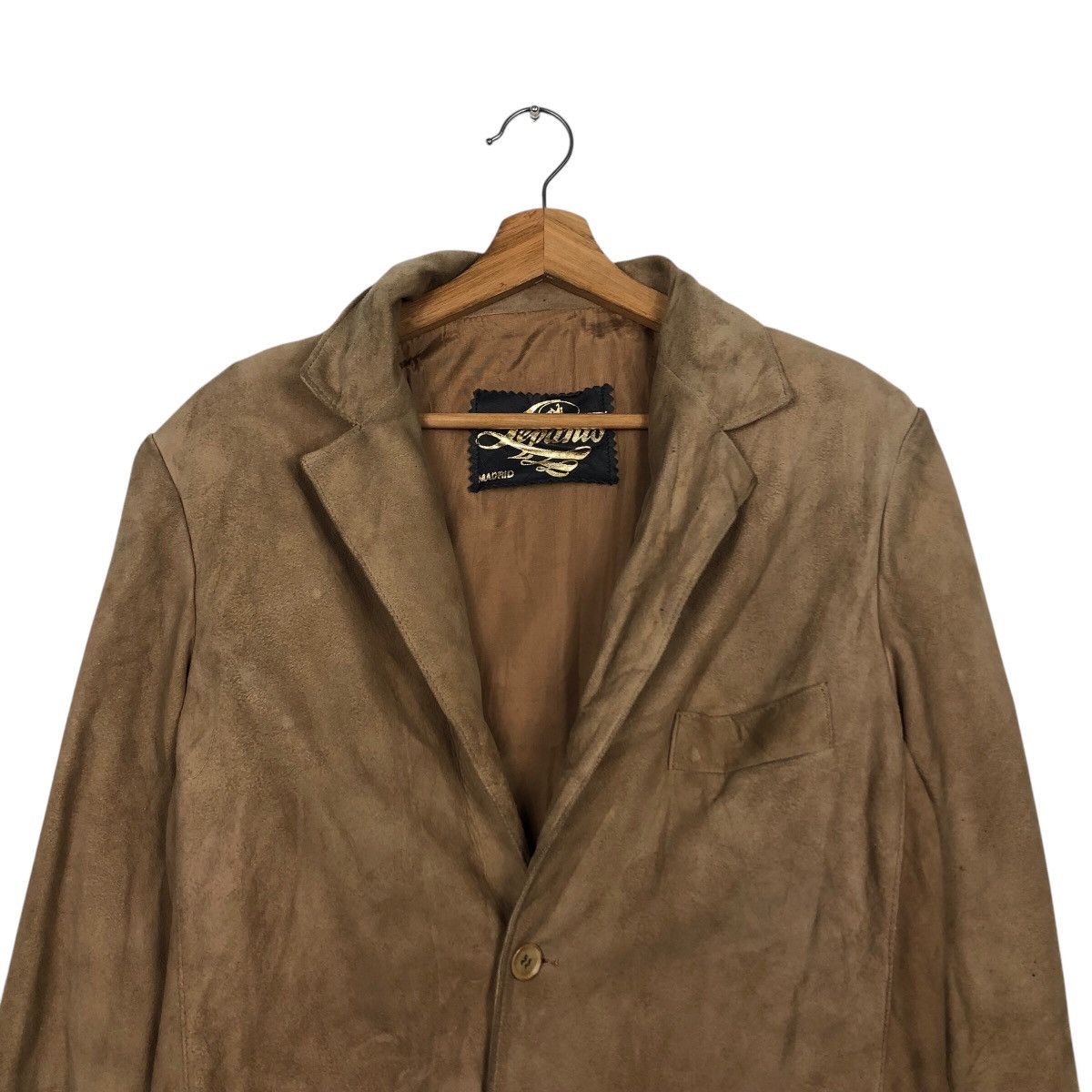 Japanese Brand 📌Vintage Genuine Leather Jacket Lepanzo Madrid Issey Miyake Size US M / EU 48-50 / 2 - 4 Thumbnail