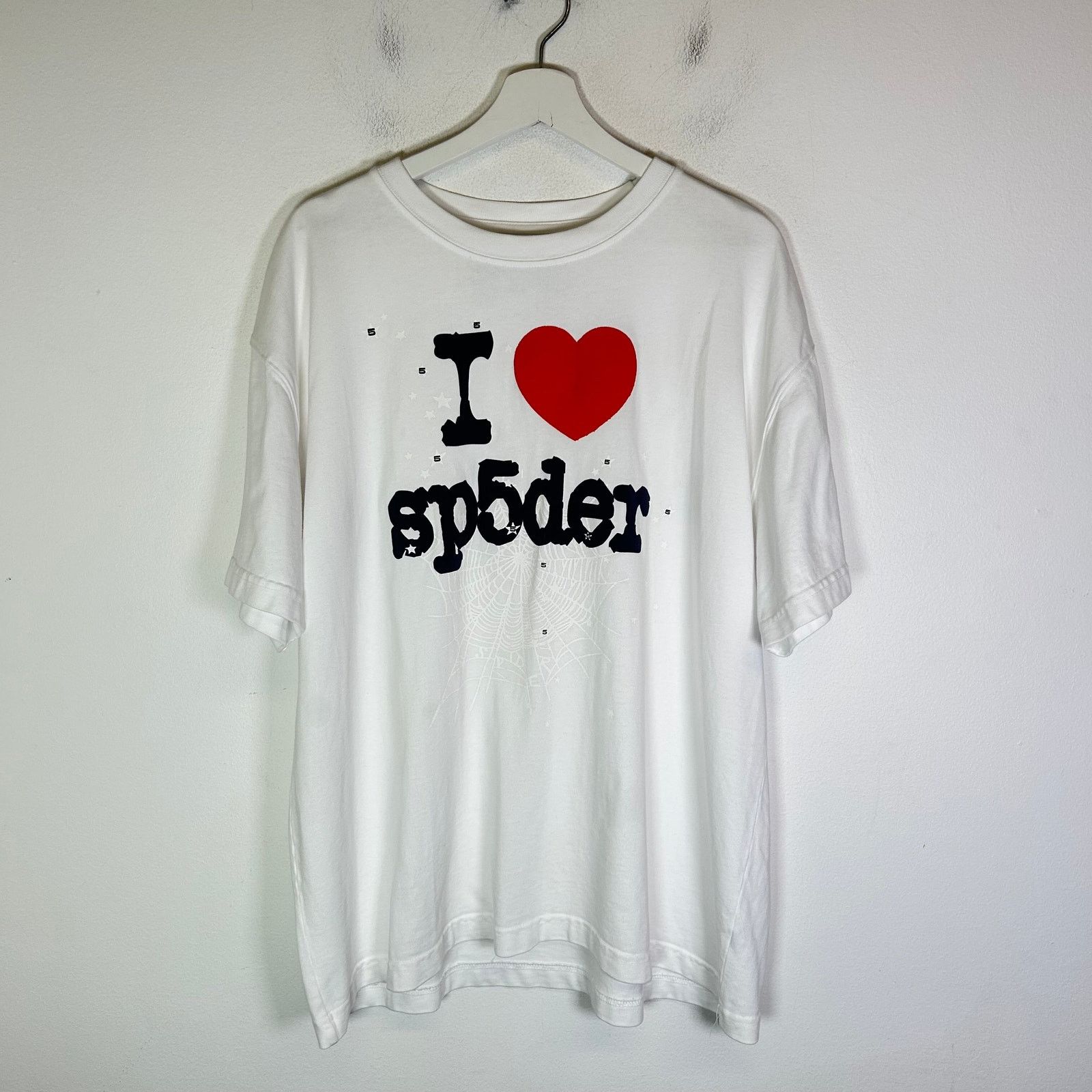 Sp5der Sp5der 'I Love Sp5der' Logo T-Shirt Size US L / EU 52-54 / 3 - 1 Thumbnail