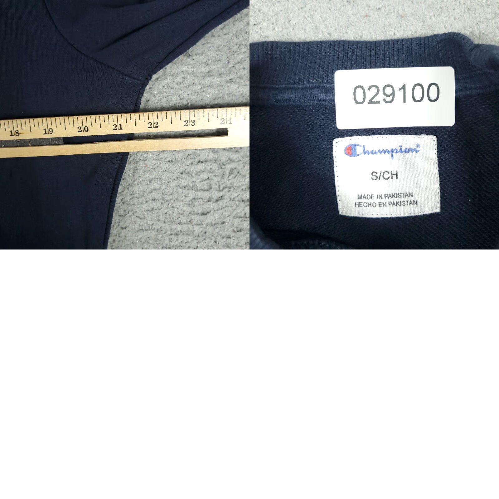 Champion Champion Pullover Sweater Mens Small Blue Long Sleeve Cotton Blend Crew Neck Size US S / EU 44-46 / 1 - 8 Thumbnail