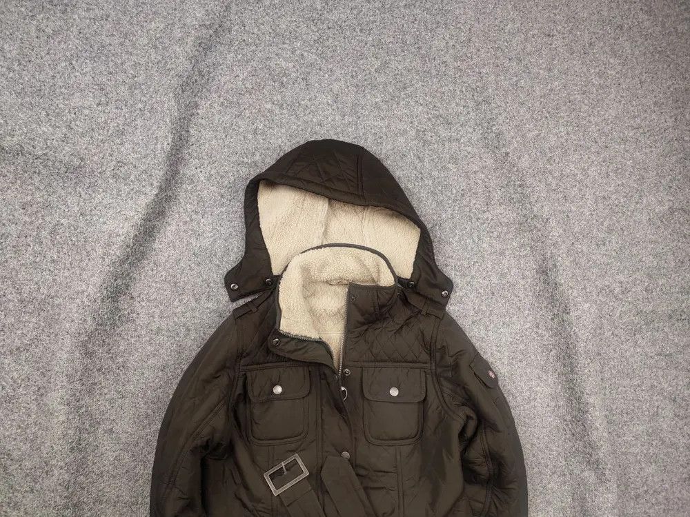 Barbour Barbour League Quilted Pocket Hooded Sherpa Green Jacket Size M / US 6-8 / IT 42-44 - 1 Thumbnail