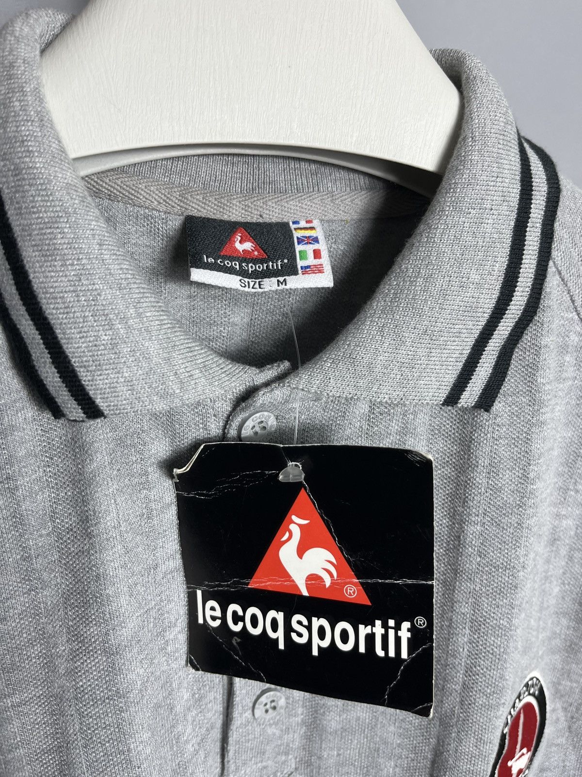 Le Coq Sportif NEW charlton athletic le coq sportif polo gray mens shirt Size US M / EU 48-50 / 2 - 7 Thumbnail
