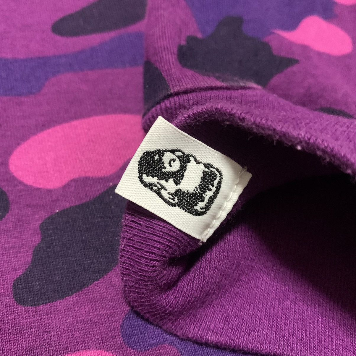 Bape Bape Medium Shark Purple Camo Long Sleeve Tee A Bathing Ape Size US M / EU 48-50 / 2 - 8 Thumbnail
