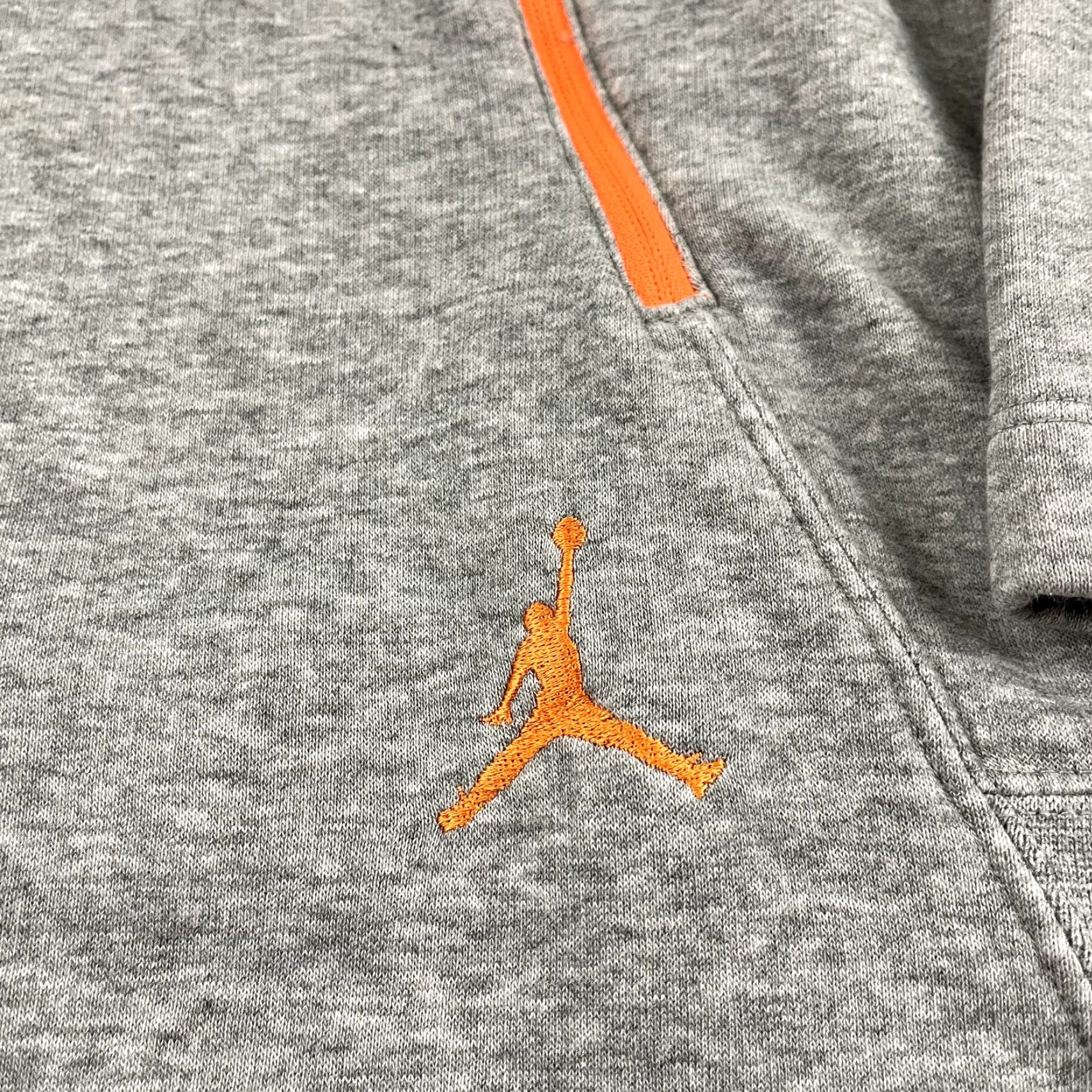 Nike JORDAN Nike Jacket Men Large Gray Full Zip Hooded Hooper Sweatshirt Basketball Fleece Pockets Zipped Pockets Regular Size L Size US L / EU 52-54 / 3 - 3 Thumbnail