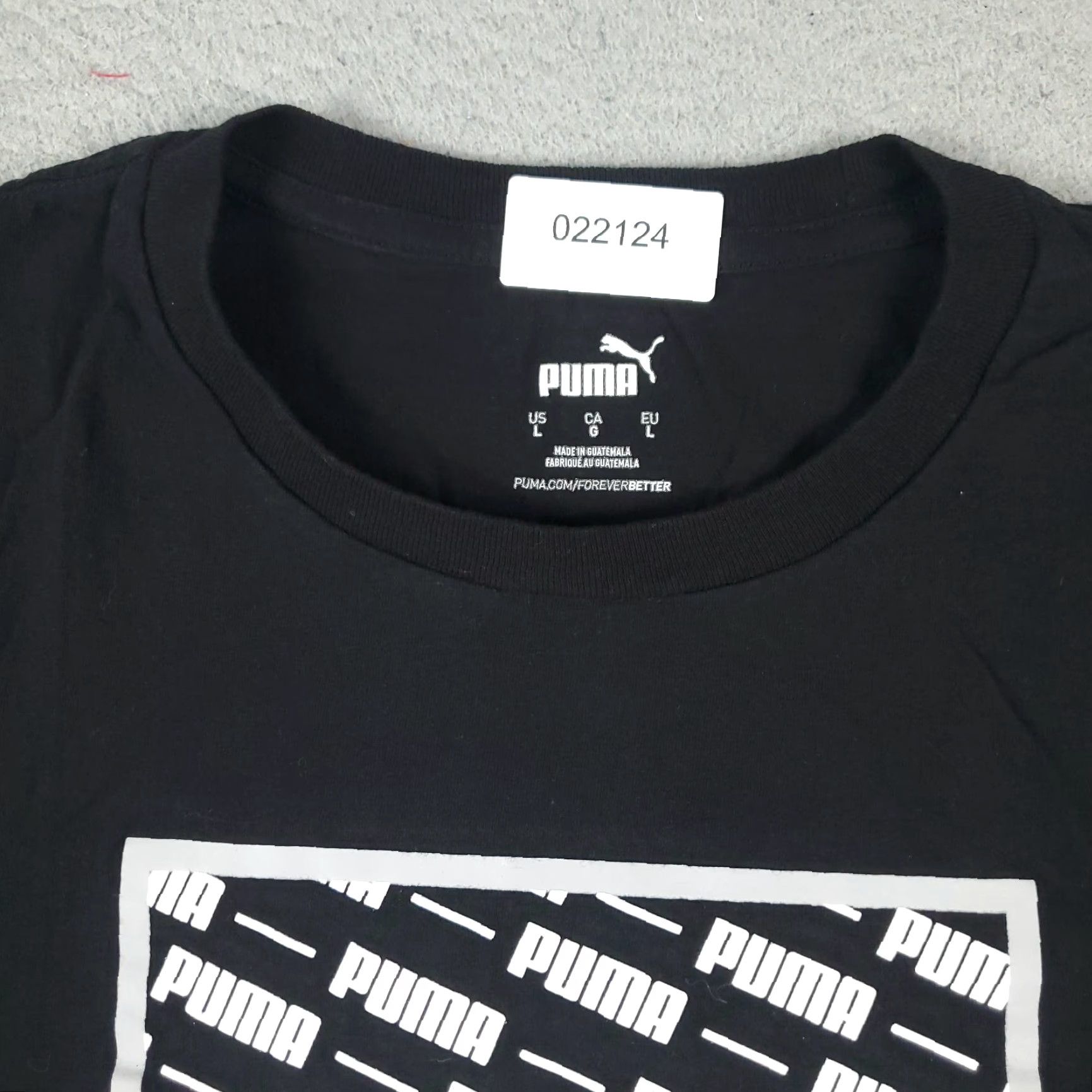 Puma PUMA T-Shirt Mens Size Large Black Logo Casual Short Sleeve Adult Size US L / EU 52-54 / 3 - 3 Thumbnail