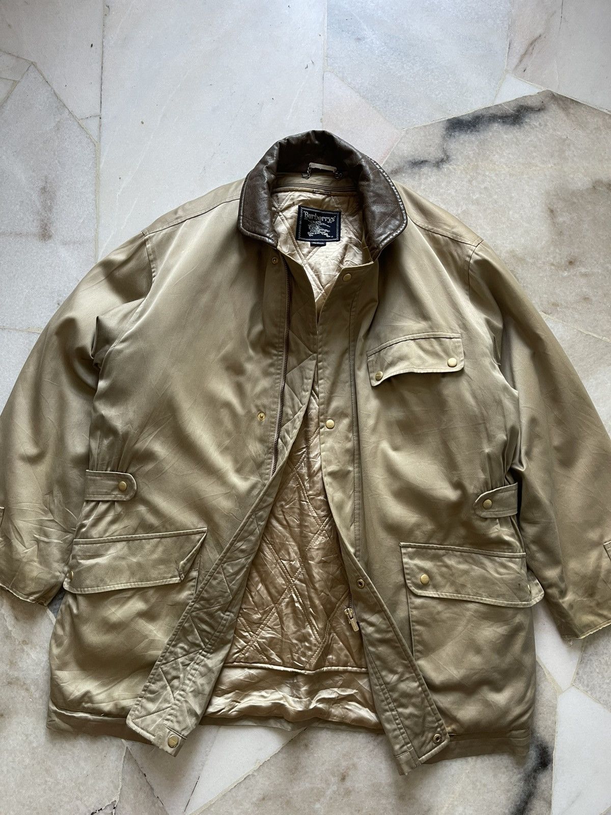 Burberry Vintage Burberry Jacket Size US L / EU 52-54 / 3 - 2 Thumbnail