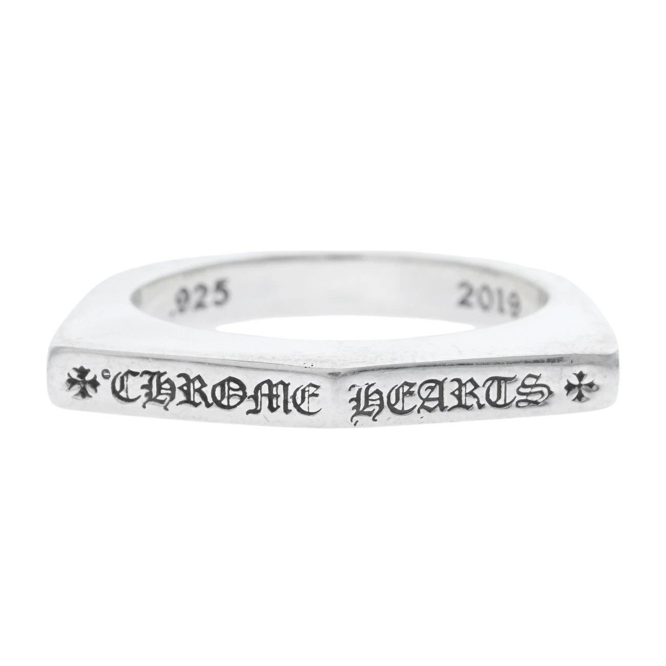 Chrome Hearts US 7 CHROME HEARTS CH LOGO STACK RING silver Size ONE SIZE - 4 Thumbnail