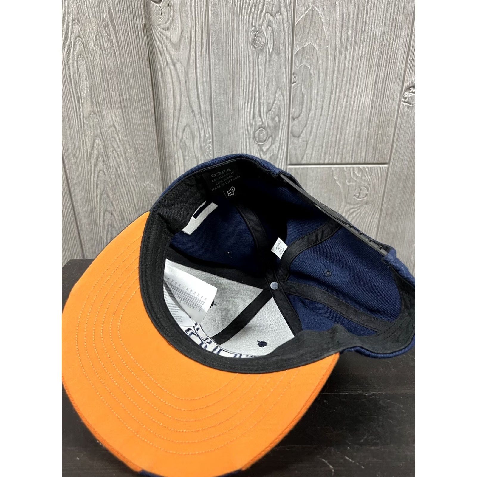 Fox Racing Fox Racing Snapback Hat Motocross Orange Navy Dungey #5 Pro Rare OSFA Men Hat Size ONE SIZE - 6 Thumbnail