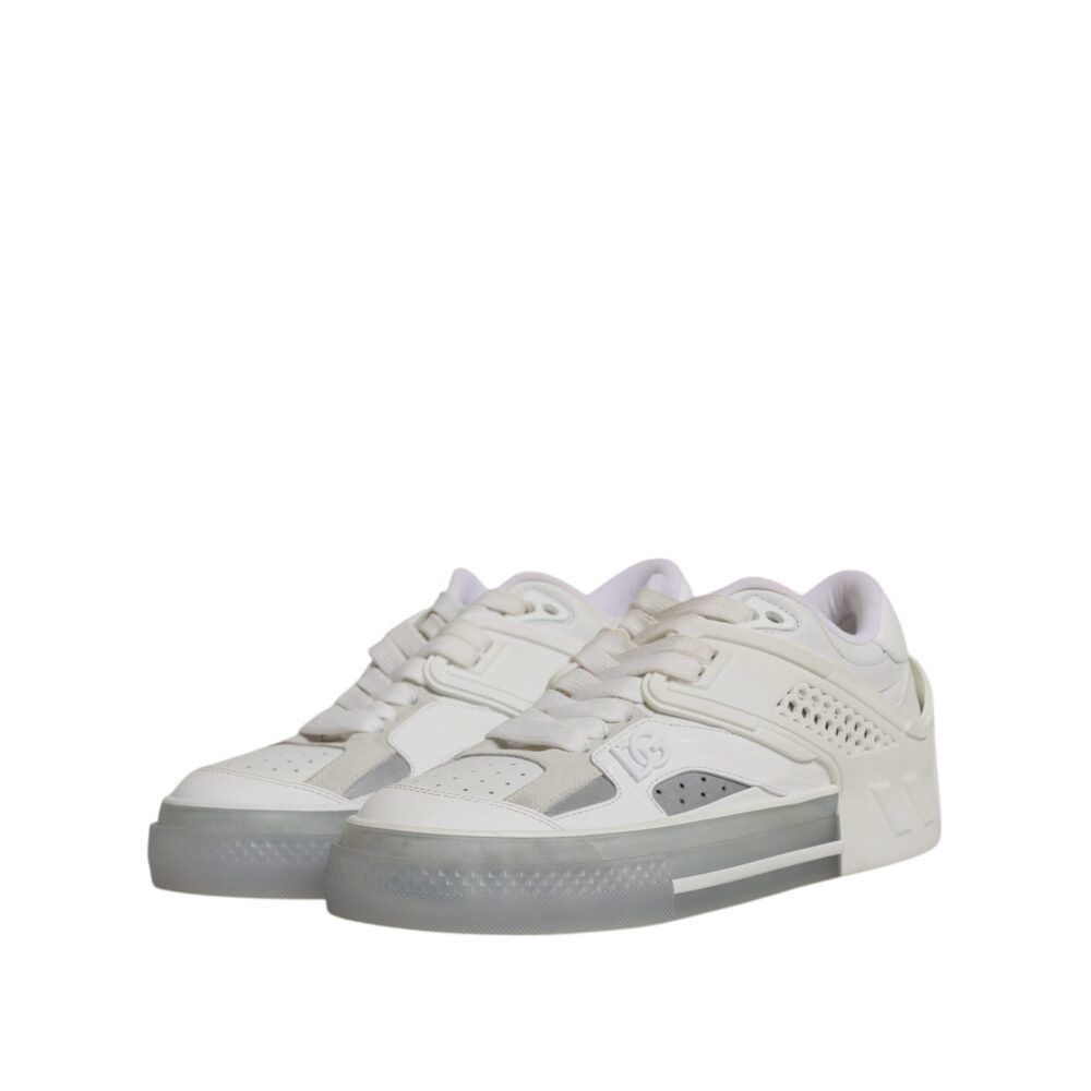 Dolce & Gabbana Dolce & Gabbana White DG Logo CUSTOM 2.Zero Sneakers Shoes Size US 6 / EU 39 - 4 Thumbnail