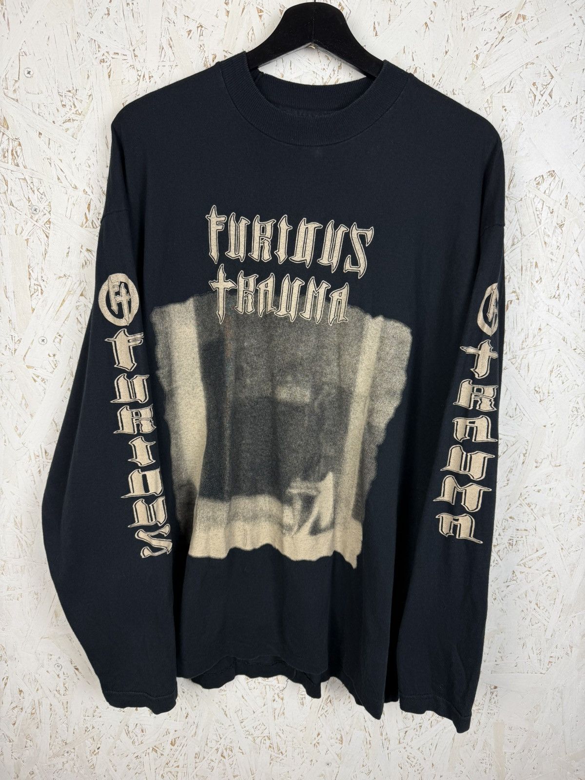 Band Tees 90s Furious Trauma Eclipse 1995 Metal Band Long Sleeve XL Size US XL / EU 56 / 4 - 1 Thumbnail
