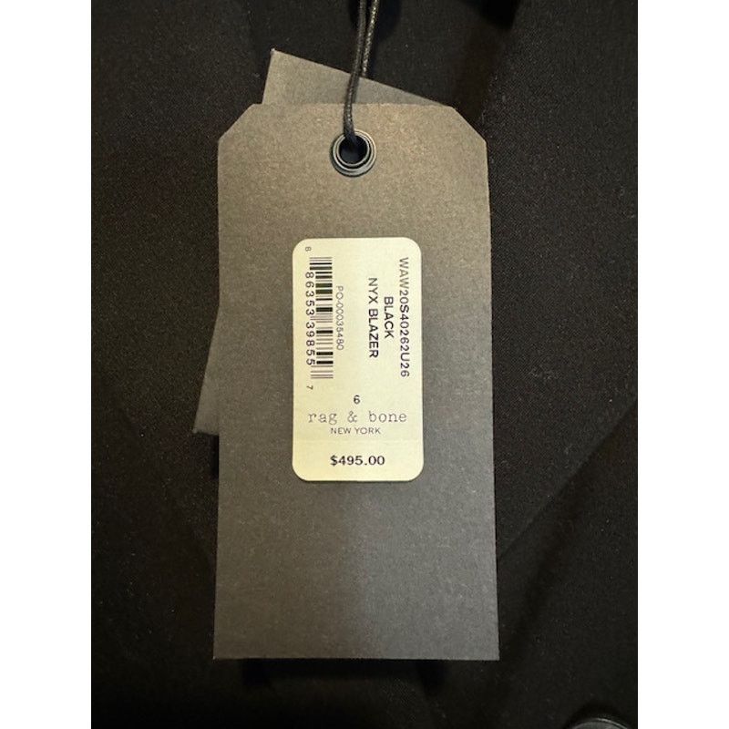 Rag & Bone Black Rag & Bone Nyx Blazer Size 6 Size M / US 6-8 / IT 42-44 - 3 Thumbnail