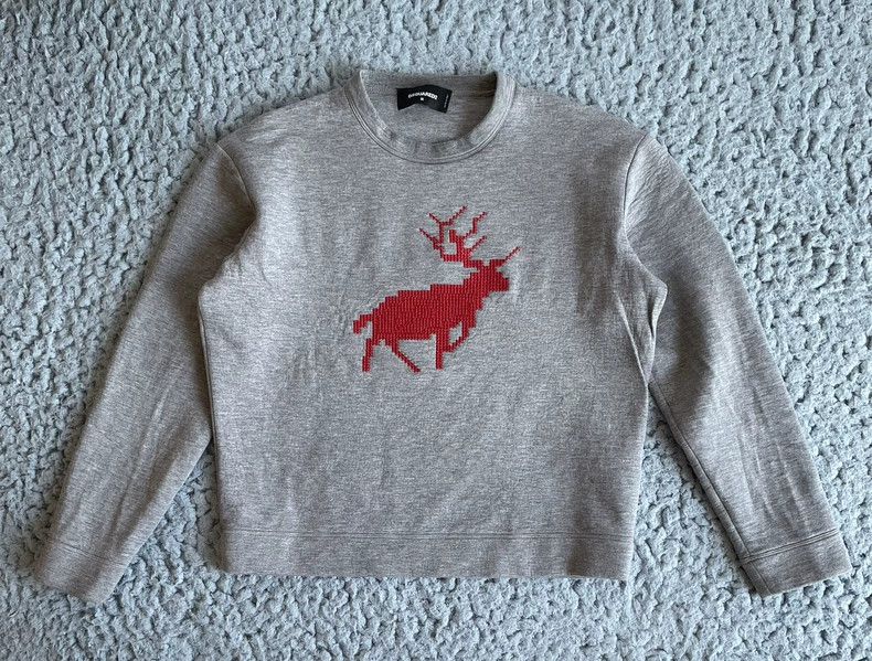 Dsquared2 DSquared2 Embroidered Deer Sweatshirt-yf Size US M / EU 48-50 / 2 - 1 Thumbnail